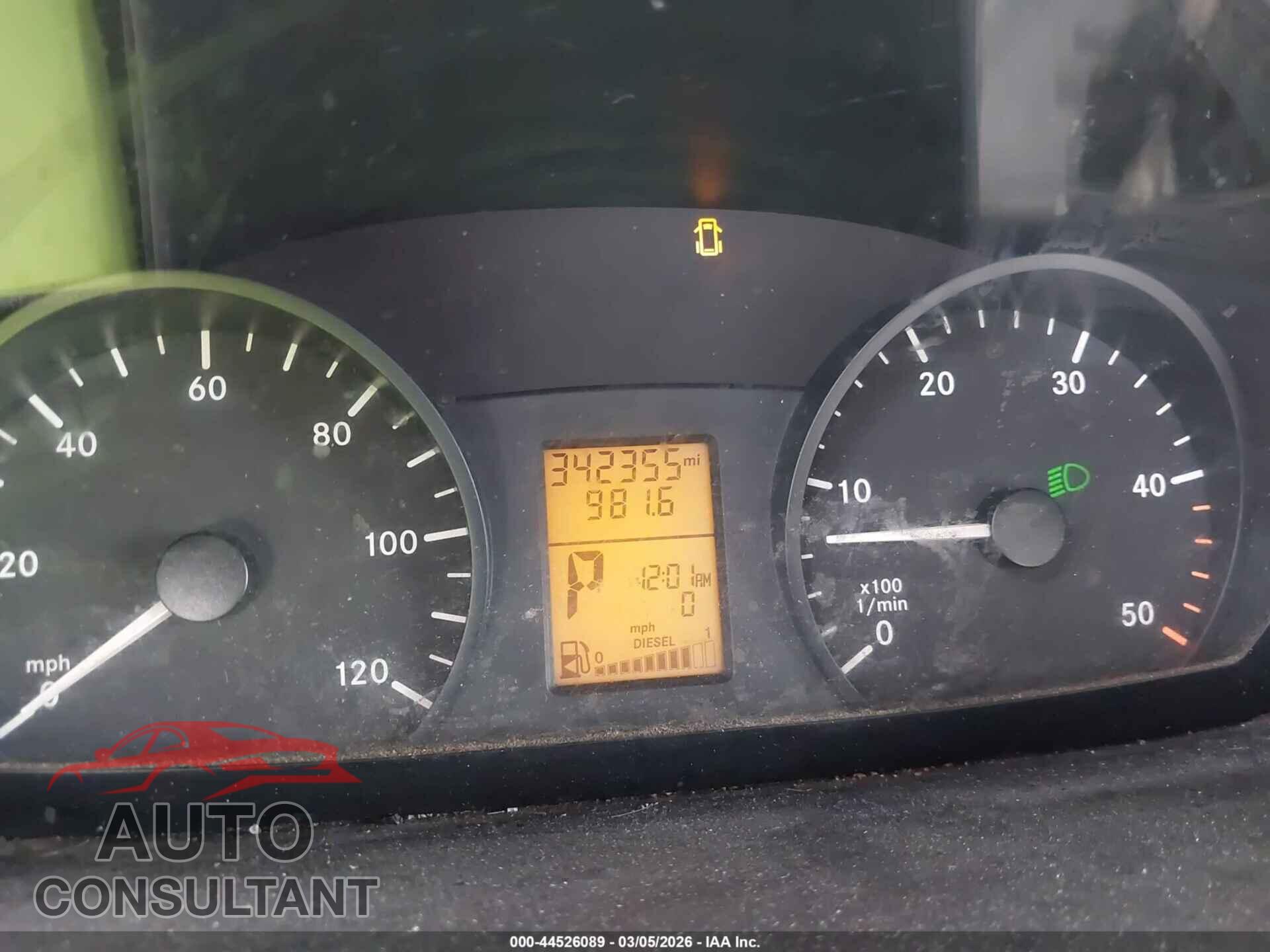 MERCEDES-BENZ SPRINTER 2500 2012 - WD3PE8CB1C5669763