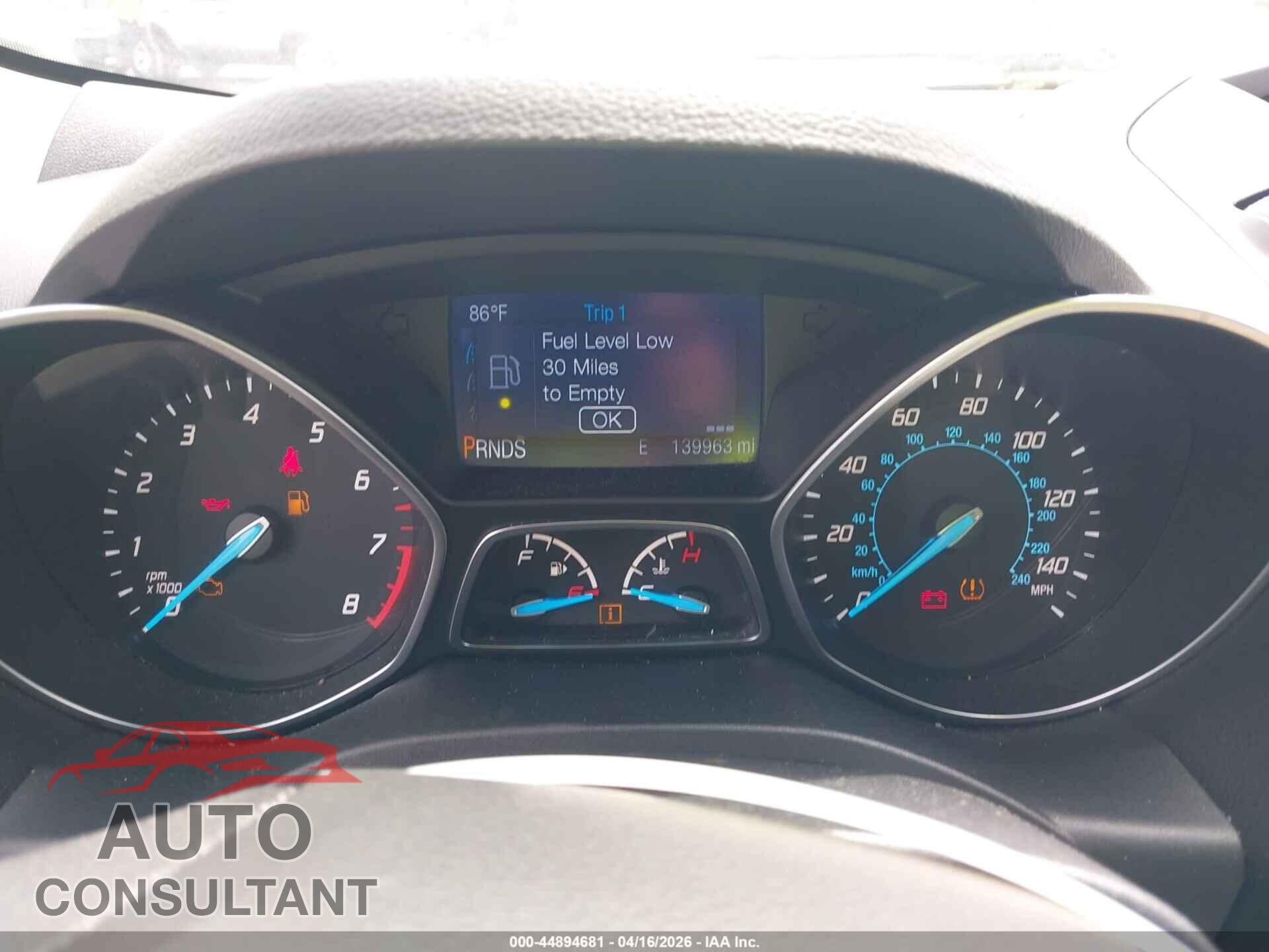 FORD ESCAPE 2015 - 1FMCU0GX2FUC54603