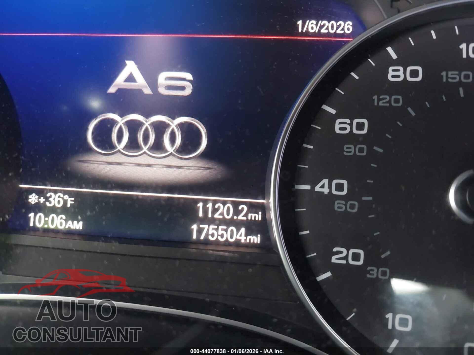 AUDI A6 2016 - WAUGFAFC8GN018955