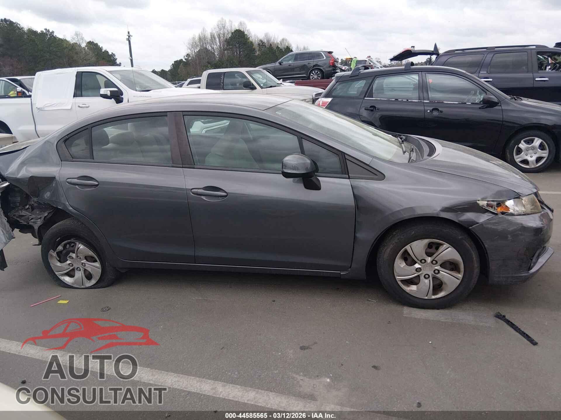 HONDA CIVIC 2013 - 19XFB2F51DE262948