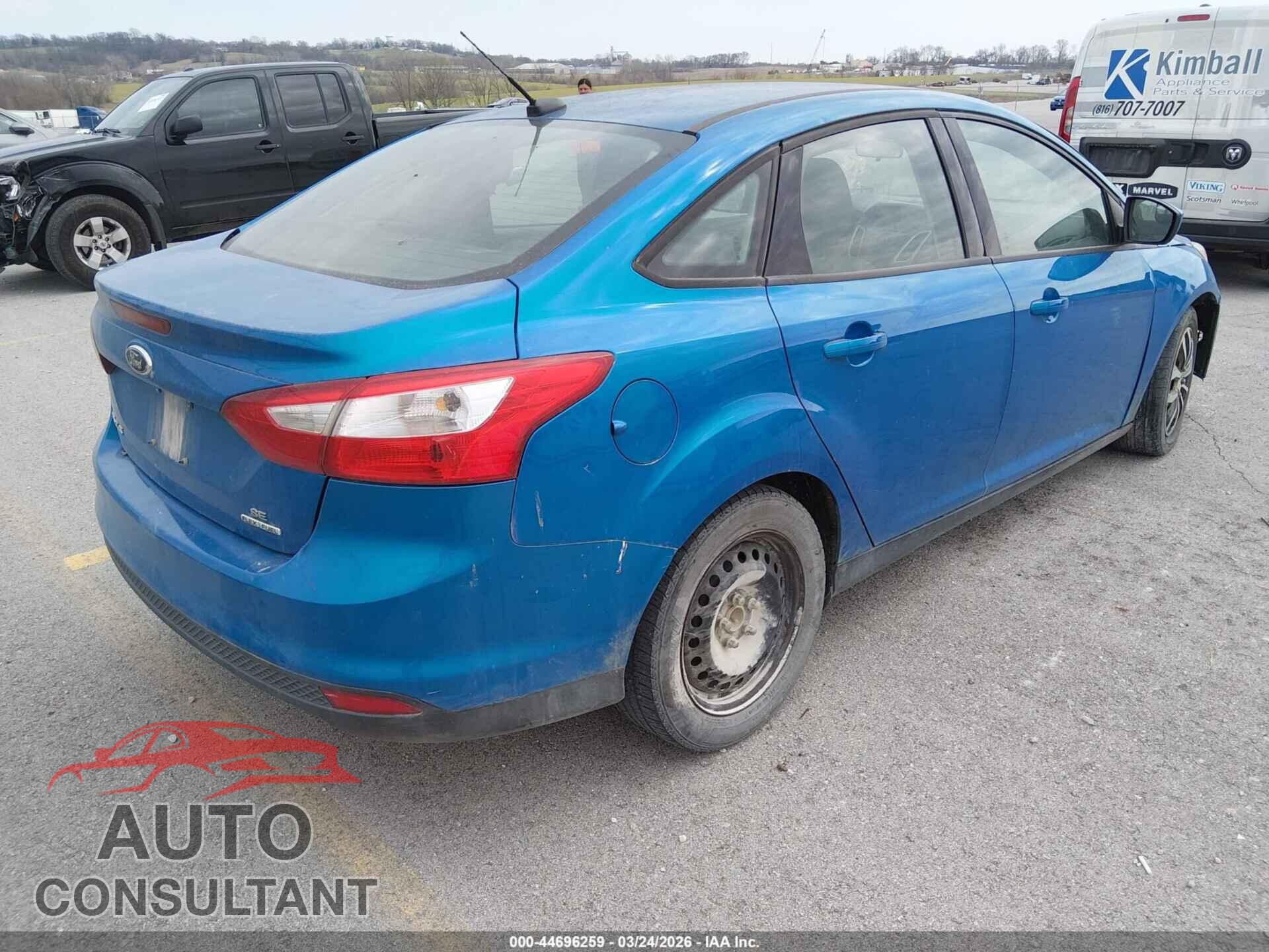 FORD FOCUS 2012 - 1FAHP3F20CL457974
