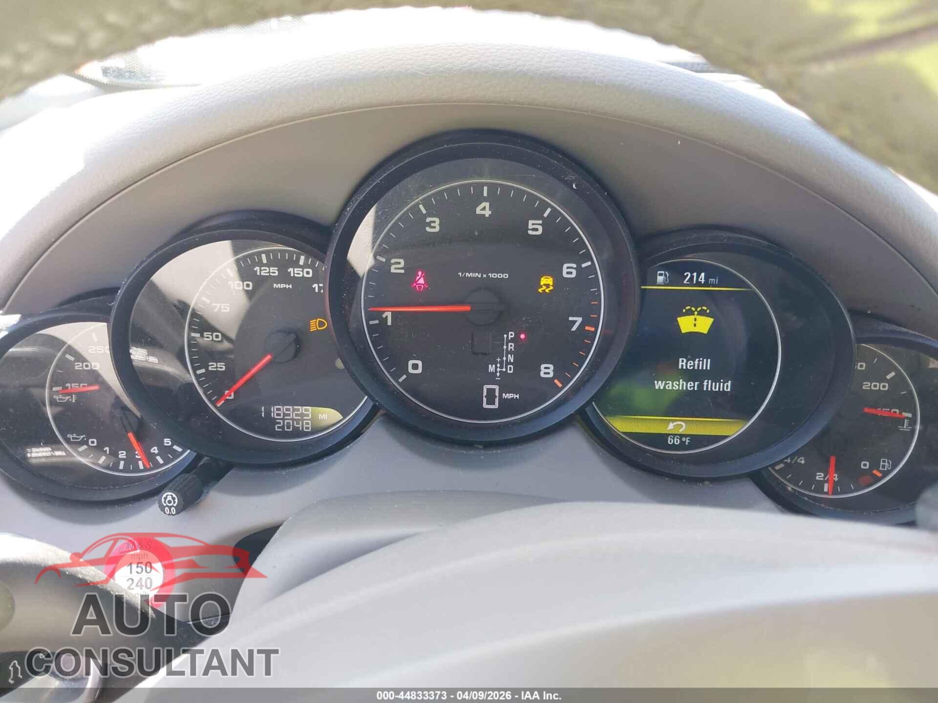 PORSCHE CAYENNE 2011 - WP1AA2A24BLA08227