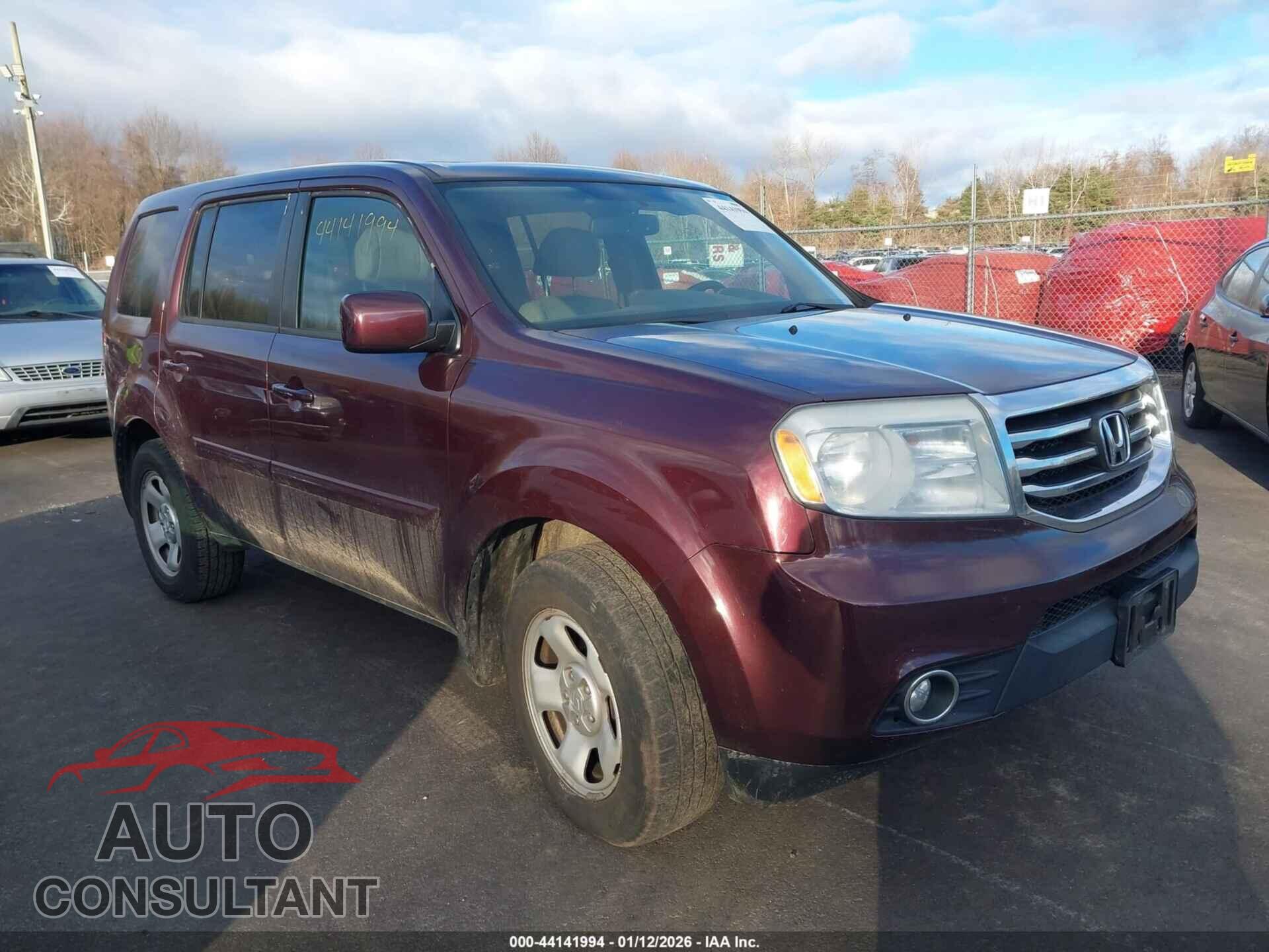 HONDA PILOT 2013 - 5FNYF4H52DB030682
