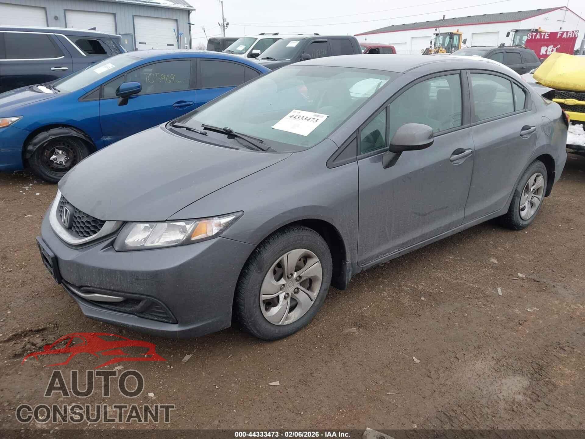 HONDA CIVIC 2013 - 19XFB2F50DE020104