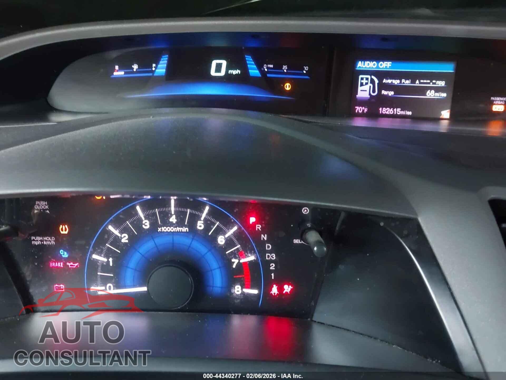 HONDA CIVIC 2012 - 19XFB2F87CE319100