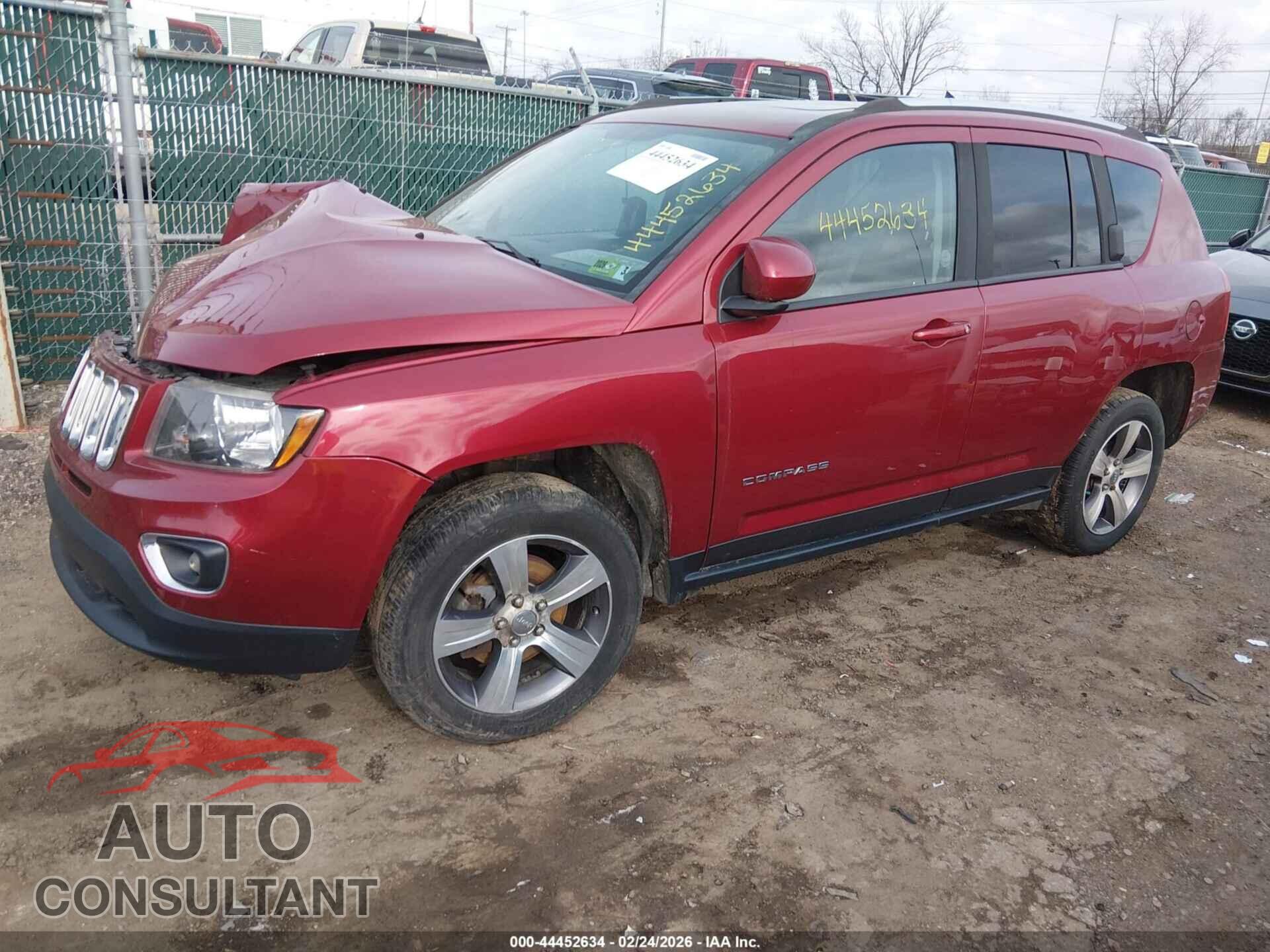 JEEP COMPASS 2016 - 1C4NJCEA1GD815400