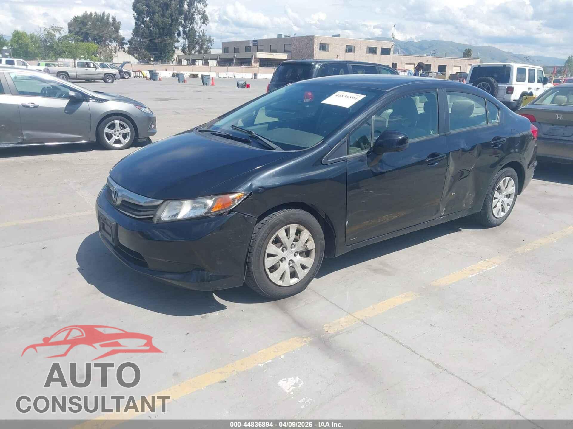 HONDA CIVIC 2012 - JHMFB2F51CS005069