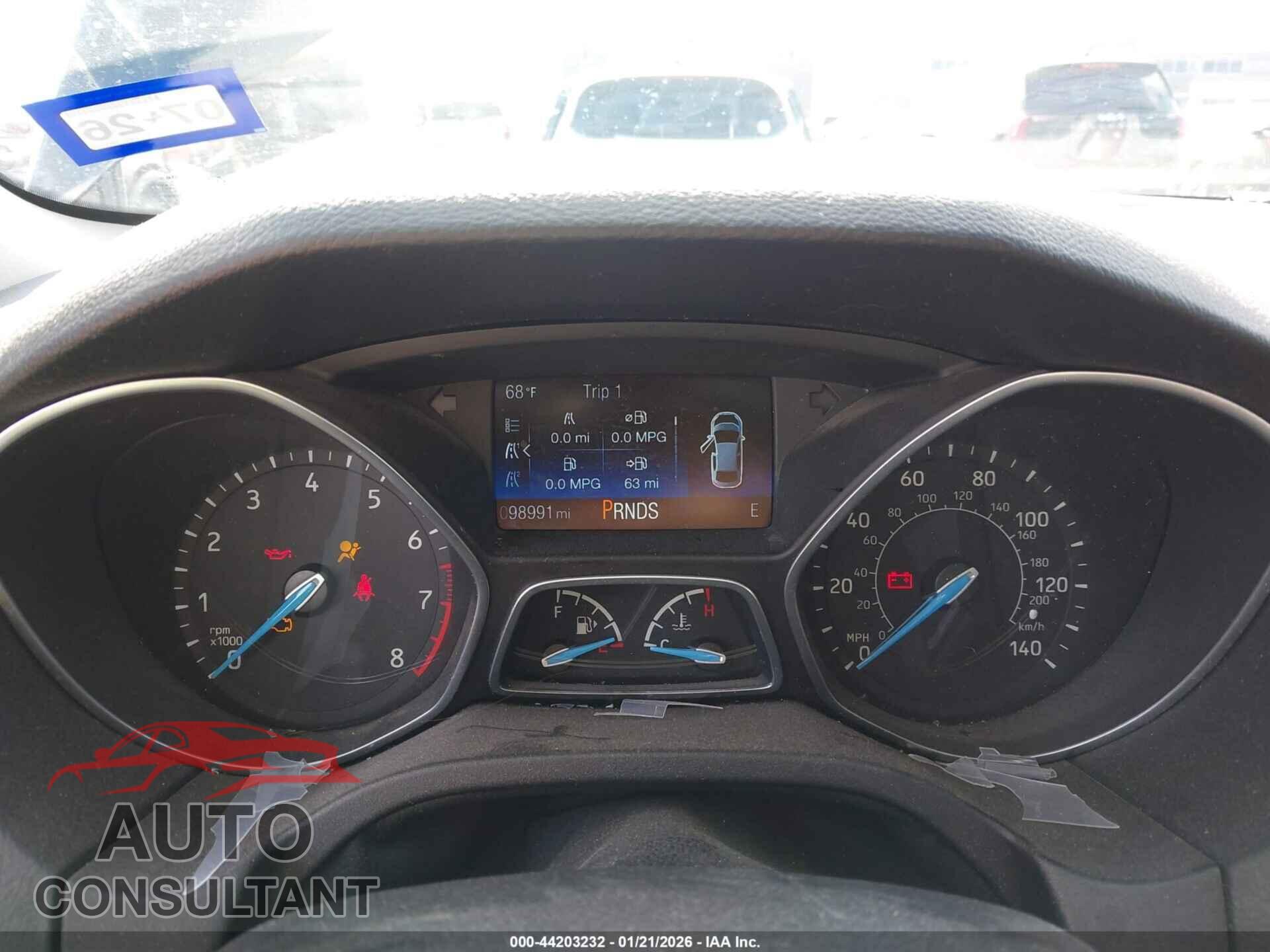 FORD FOCUS 2016 - 1FADP3F20GL383119