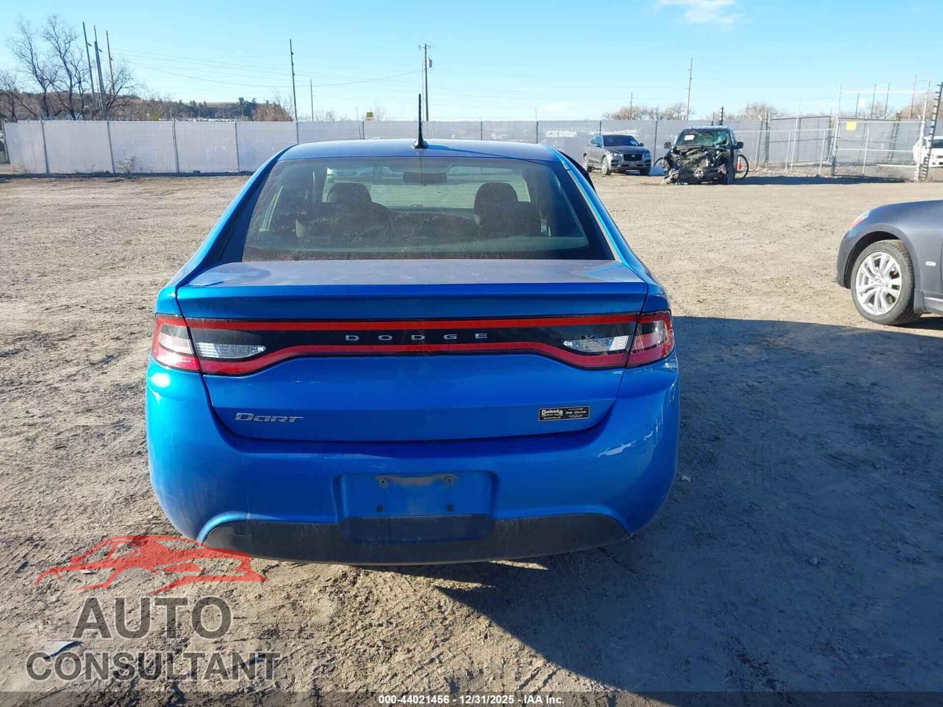 DODGE DART 2015 - 1C3CDFAA3FD368903