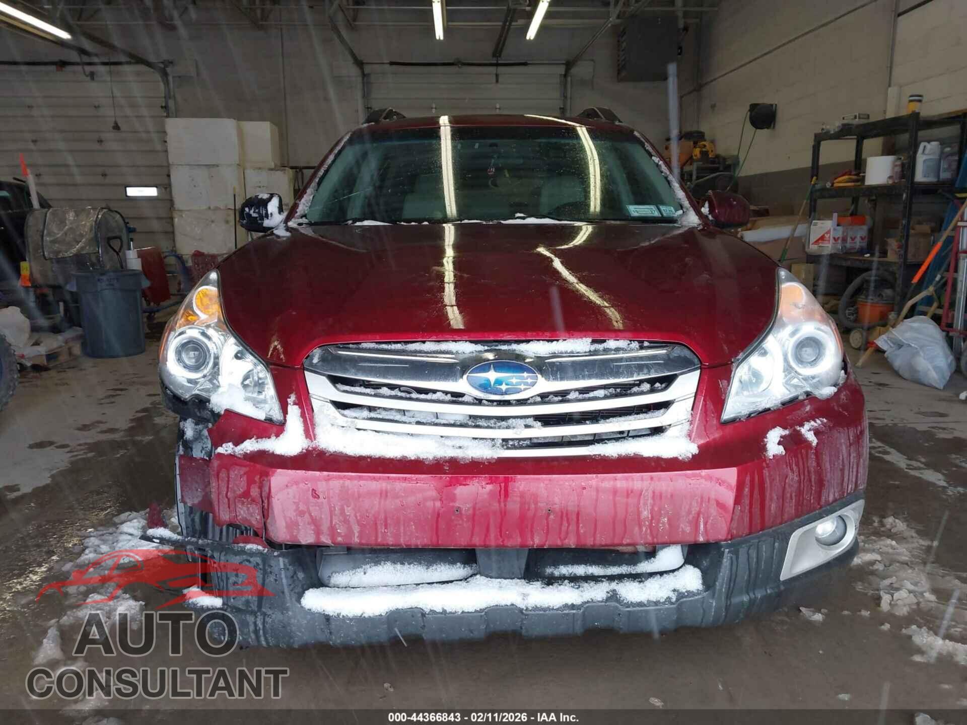 SUBARU OUTBACK 2011 - 4S4BRBCC4B3371921