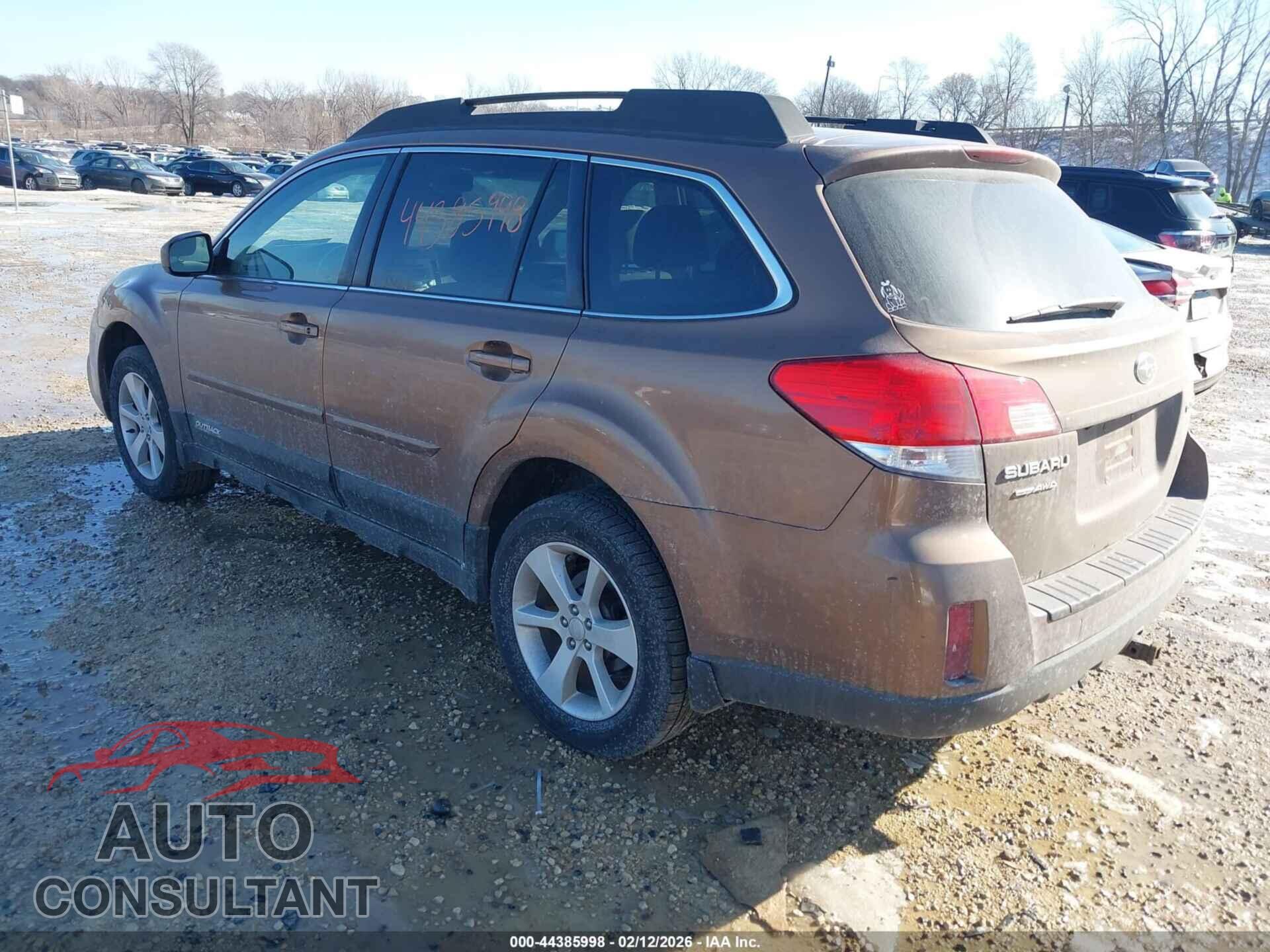 SUBARU OUTBACK 2013 - 4S4BRCGC9D3235870