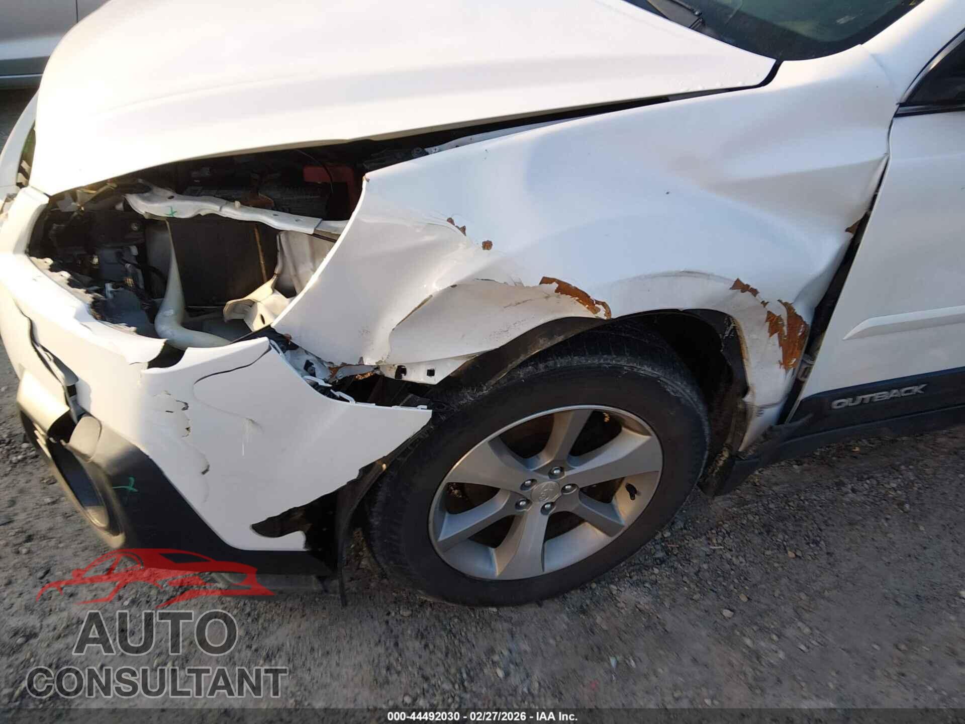 SUBARU OUTBACK 2014 - 4S4BRBPC0E3280224