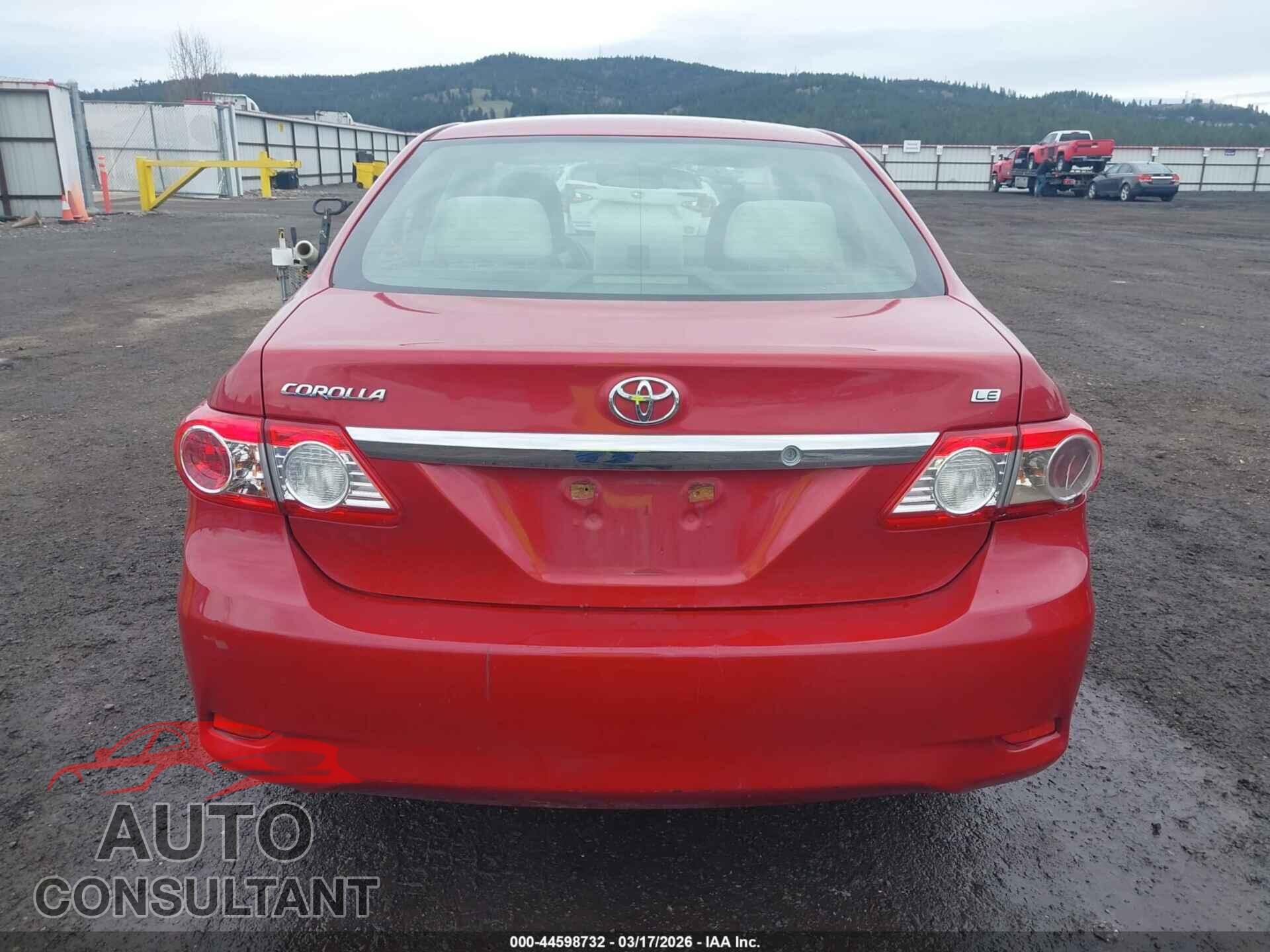TOYOTA COROLLA 2011 - JTDBU4EE9B9155587