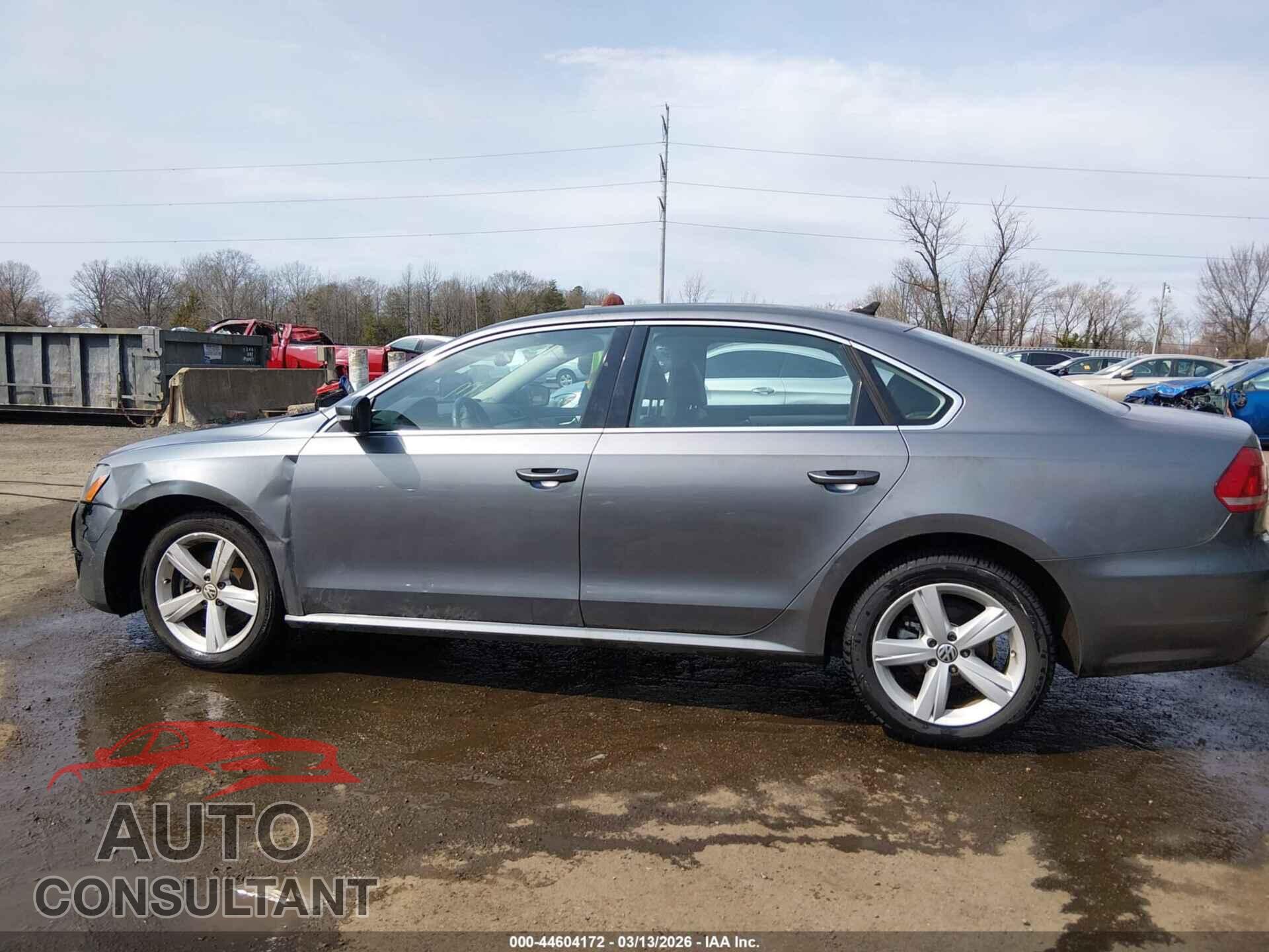 VOLKSWAGEN PASSAT 2013 - 1VWBP7A33DC060006
