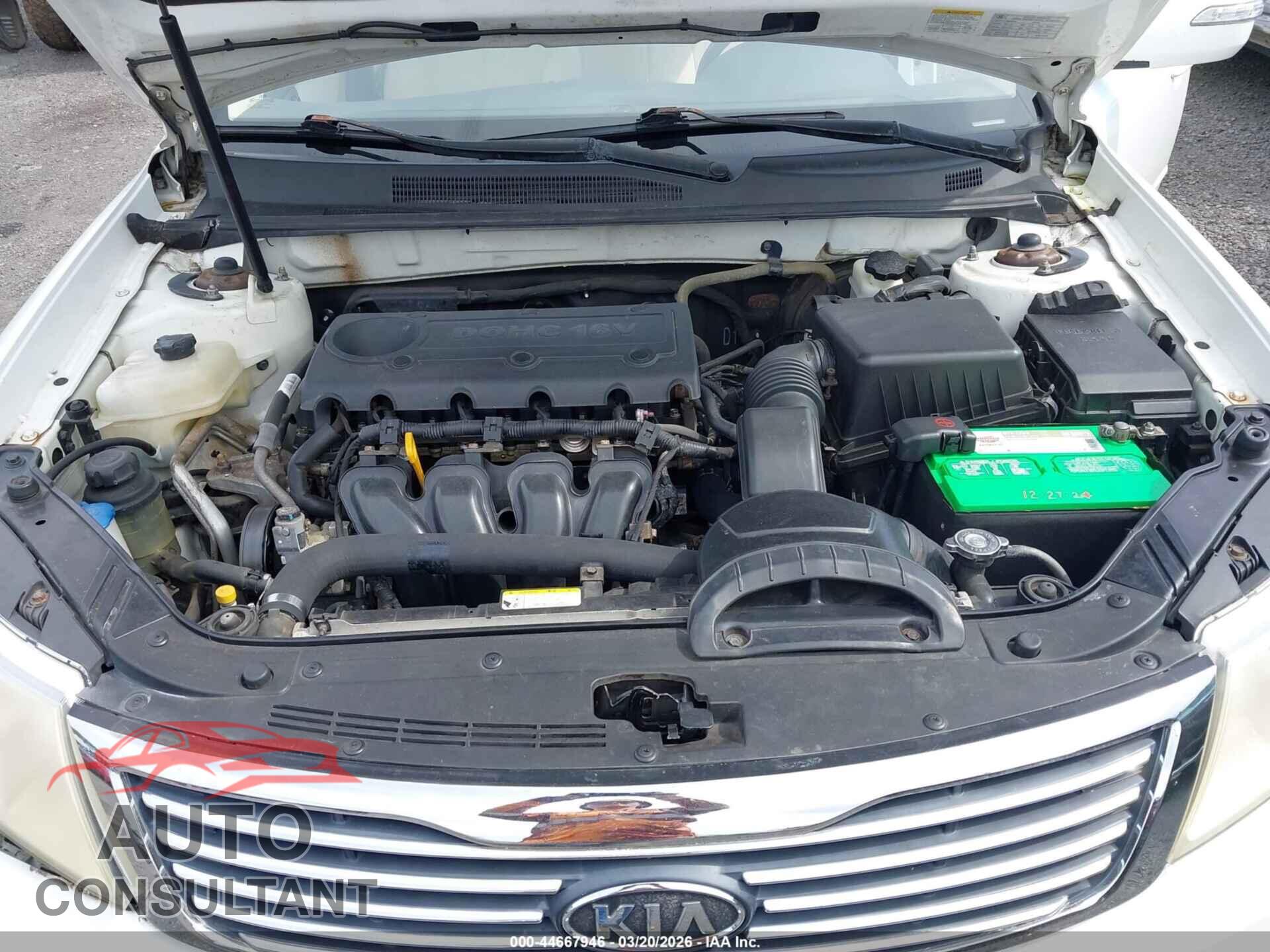 KIA OPTIMA 2009 - KNAGE228995333468