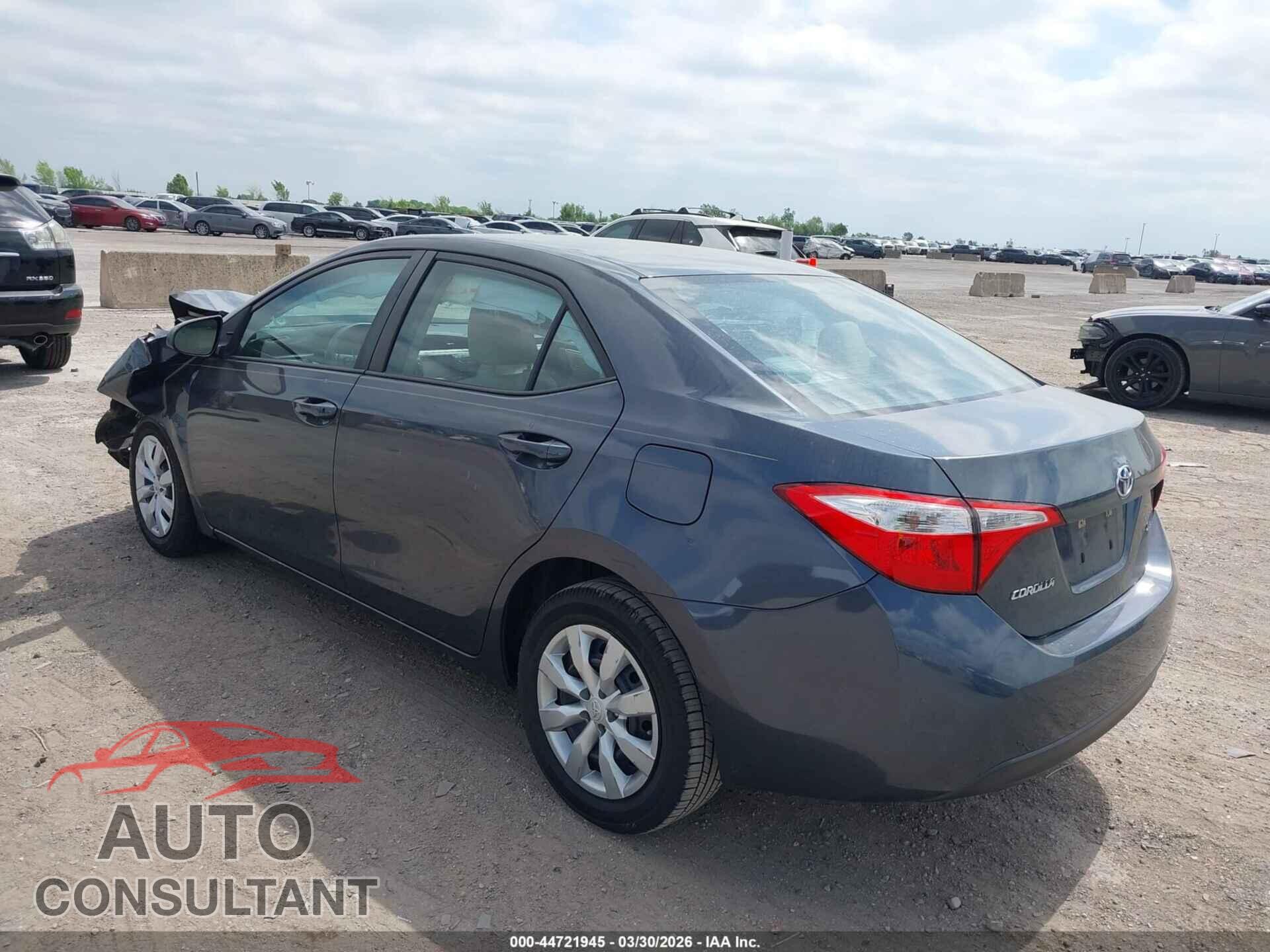TOYOTA COROLLA 2016 - 5YFBURHE2GP458138