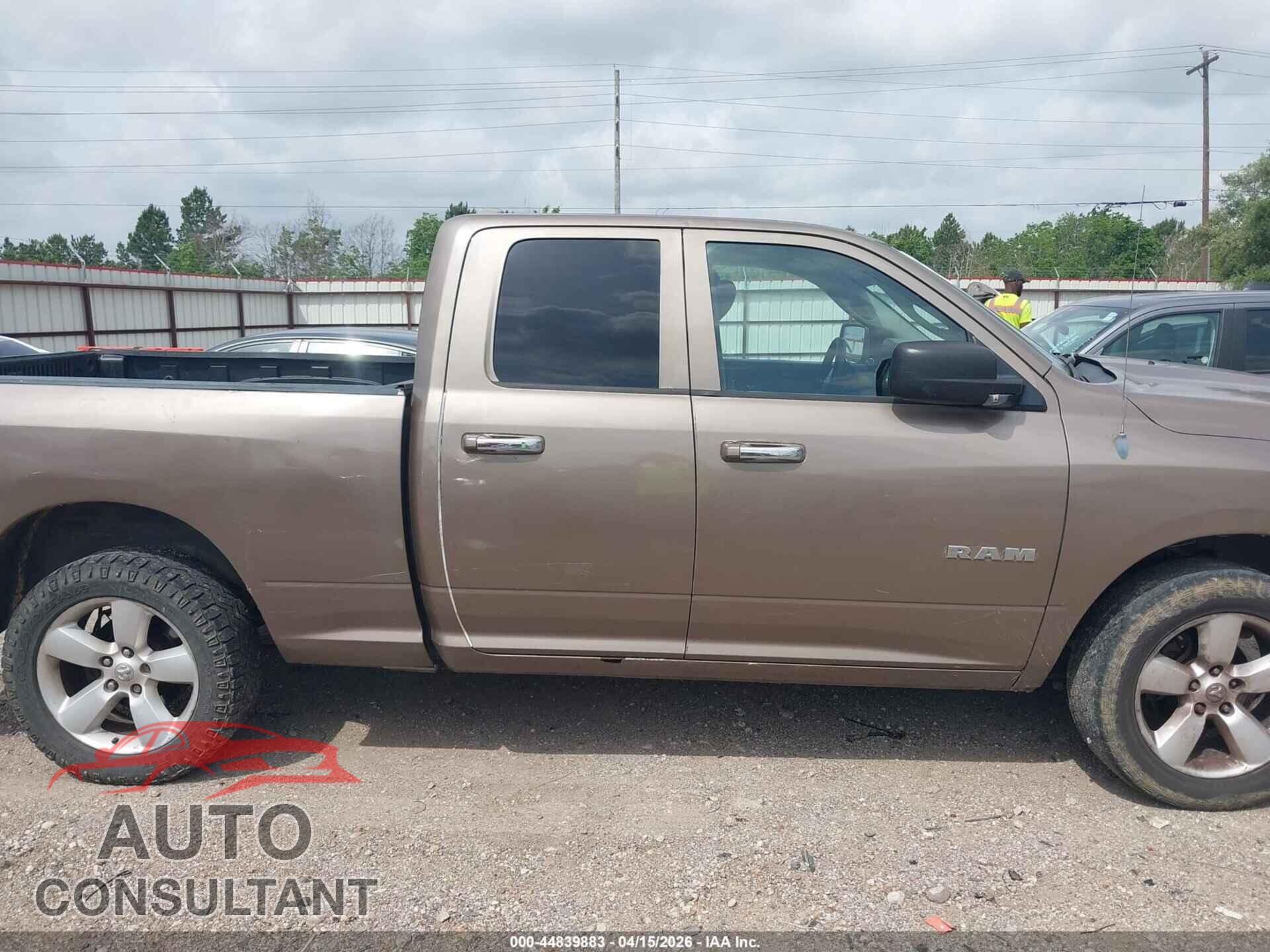 DODGE RAM 1500 2010 - 1D7RB1GP3AS109297