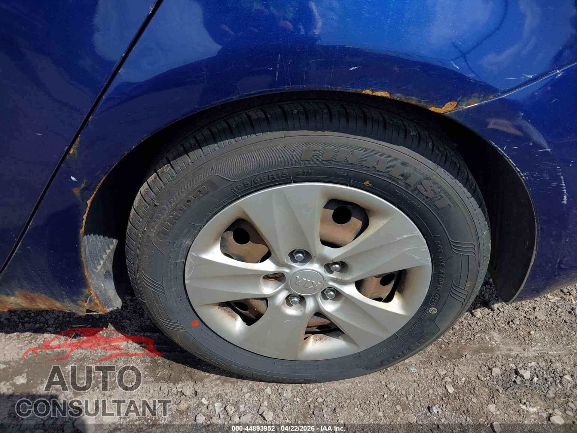 KIA FORTE 2017 - 3KPFK4A76HE052422