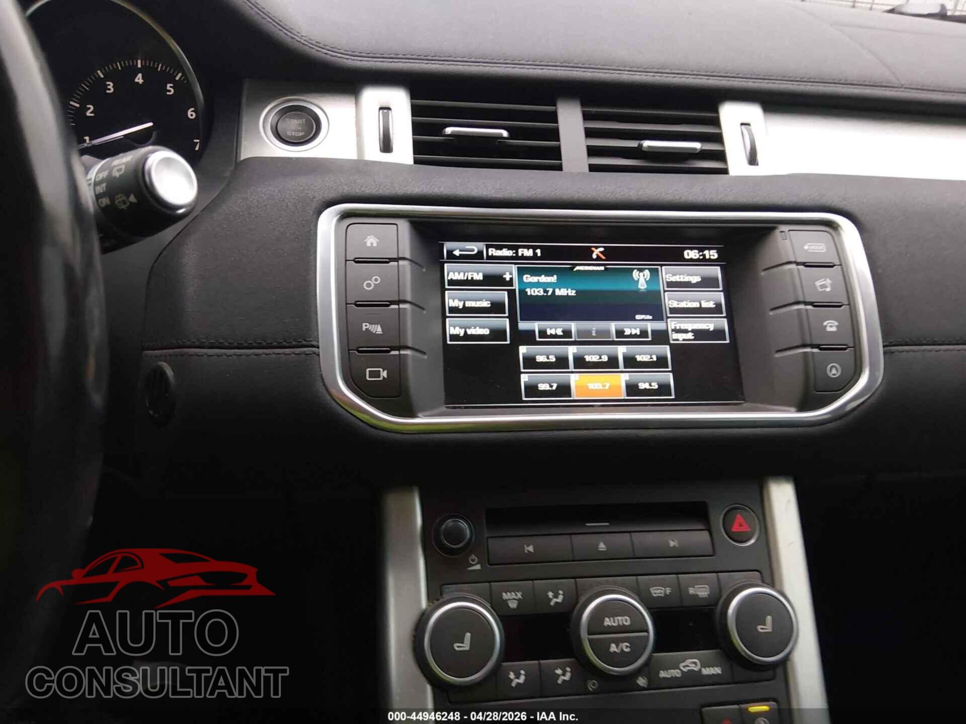 LAND ROVER RANGE ROVER EVOQUE 2016 - SALVR2BG7GH086834