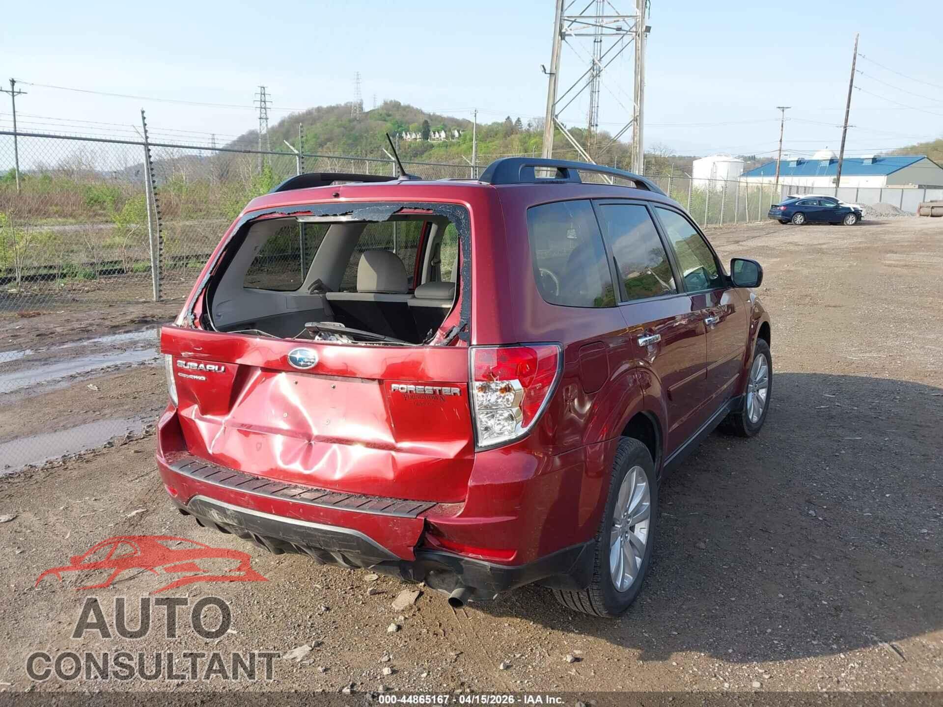 SUBARU FORESTER 2012 - JF2SHBDC4CH456480