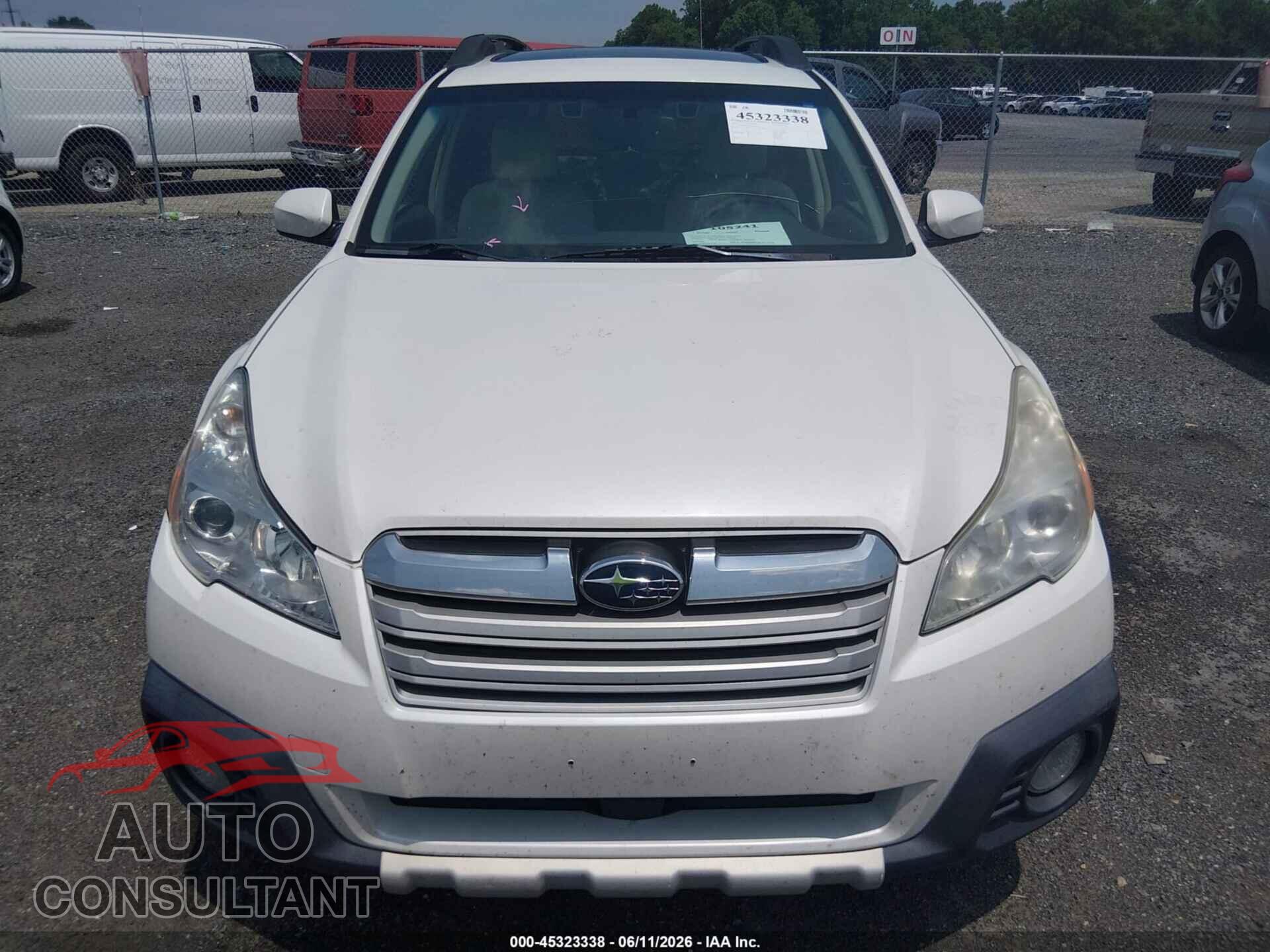 SUBARU OUTBACK 2014 - 4S4BRBNC8E3217746