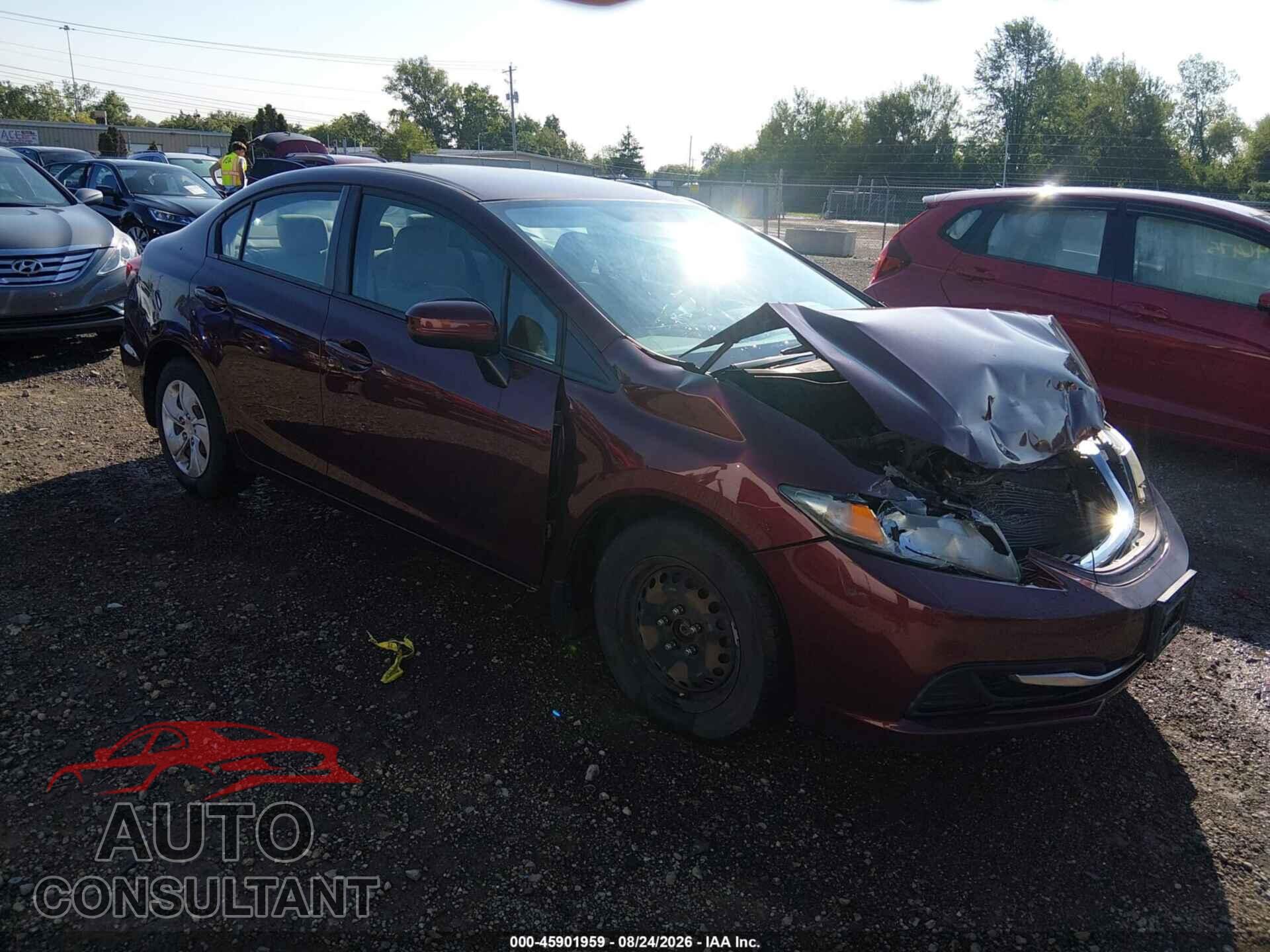 HONDA CIVIC 2014 - 19XFB2F59EE009457