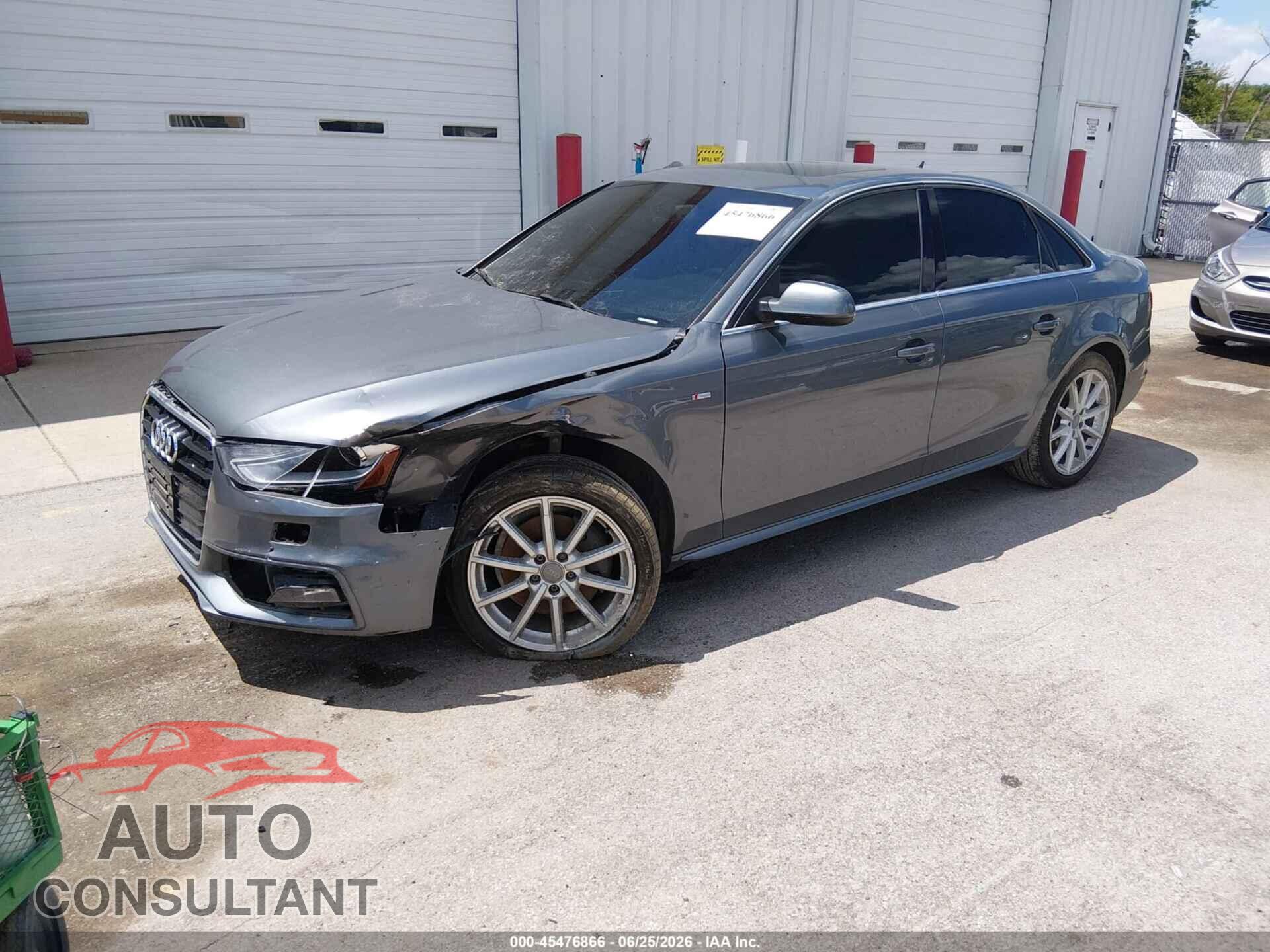 AUDI A4 2014 - WAUEFAFL8EN009533