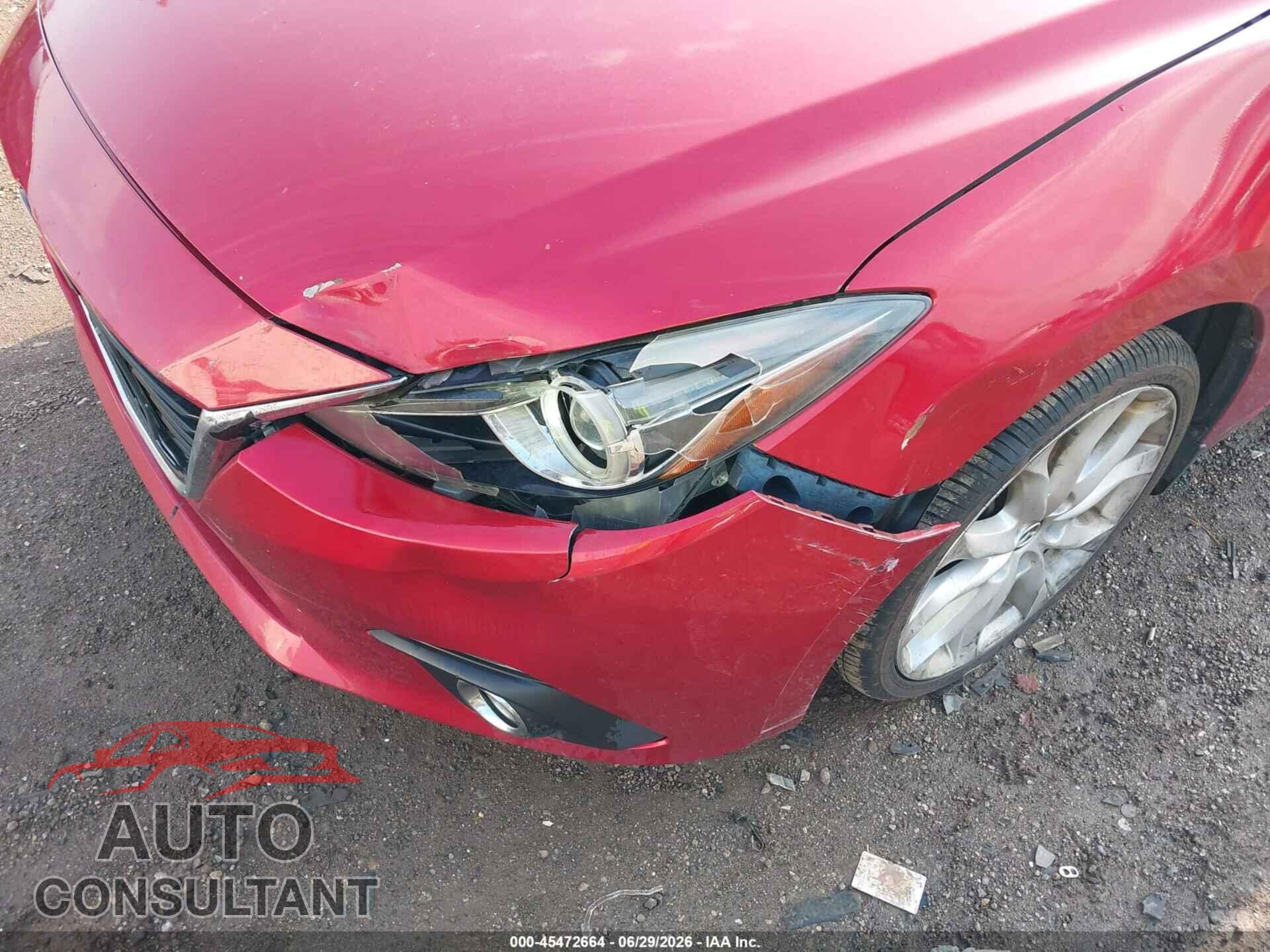 MAZDA MAZDA3 2015 - JM1BM1M3XF1236116