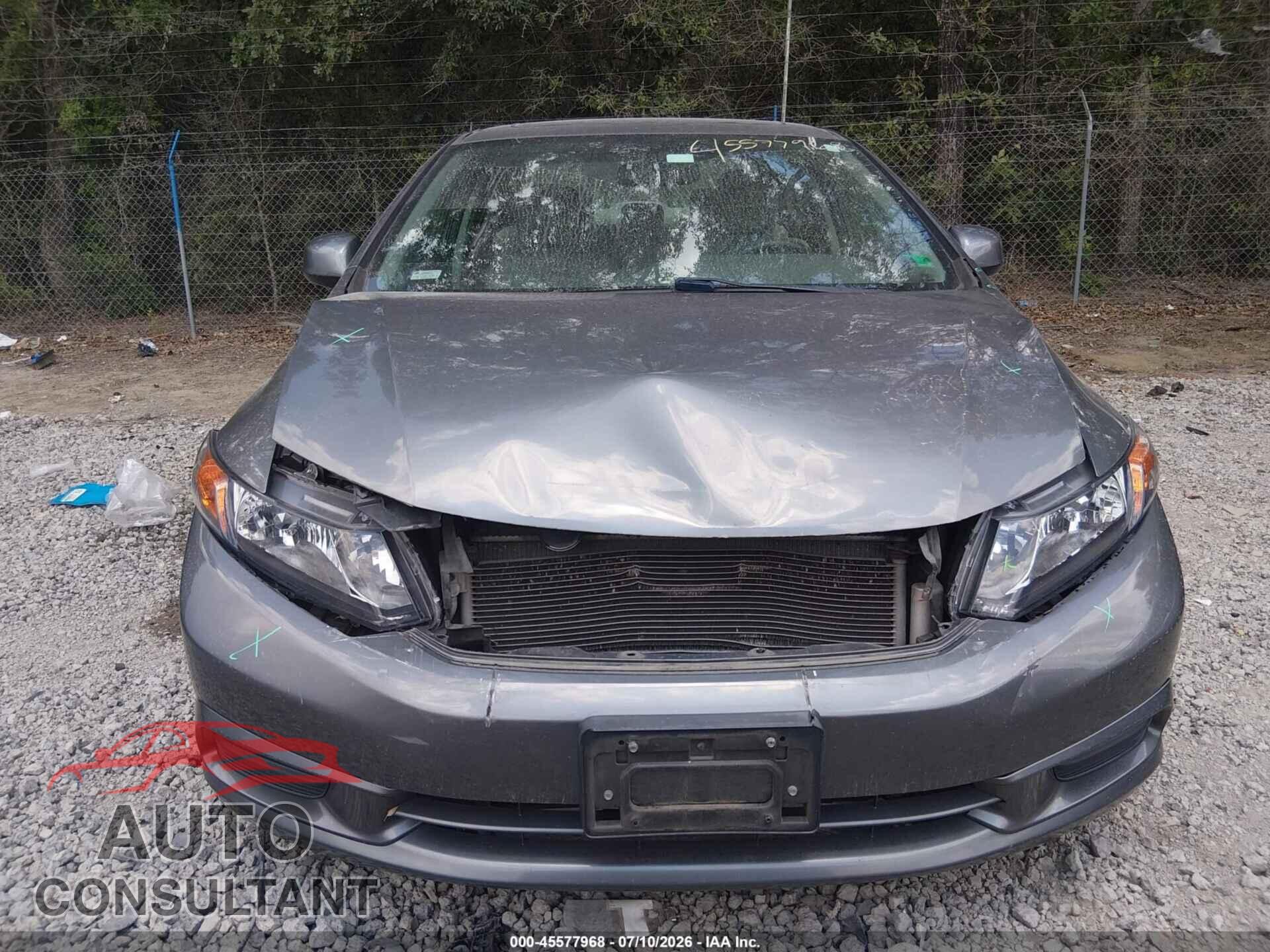 HONDA CIVIC 2012 - 19XFB2F85CE089721
