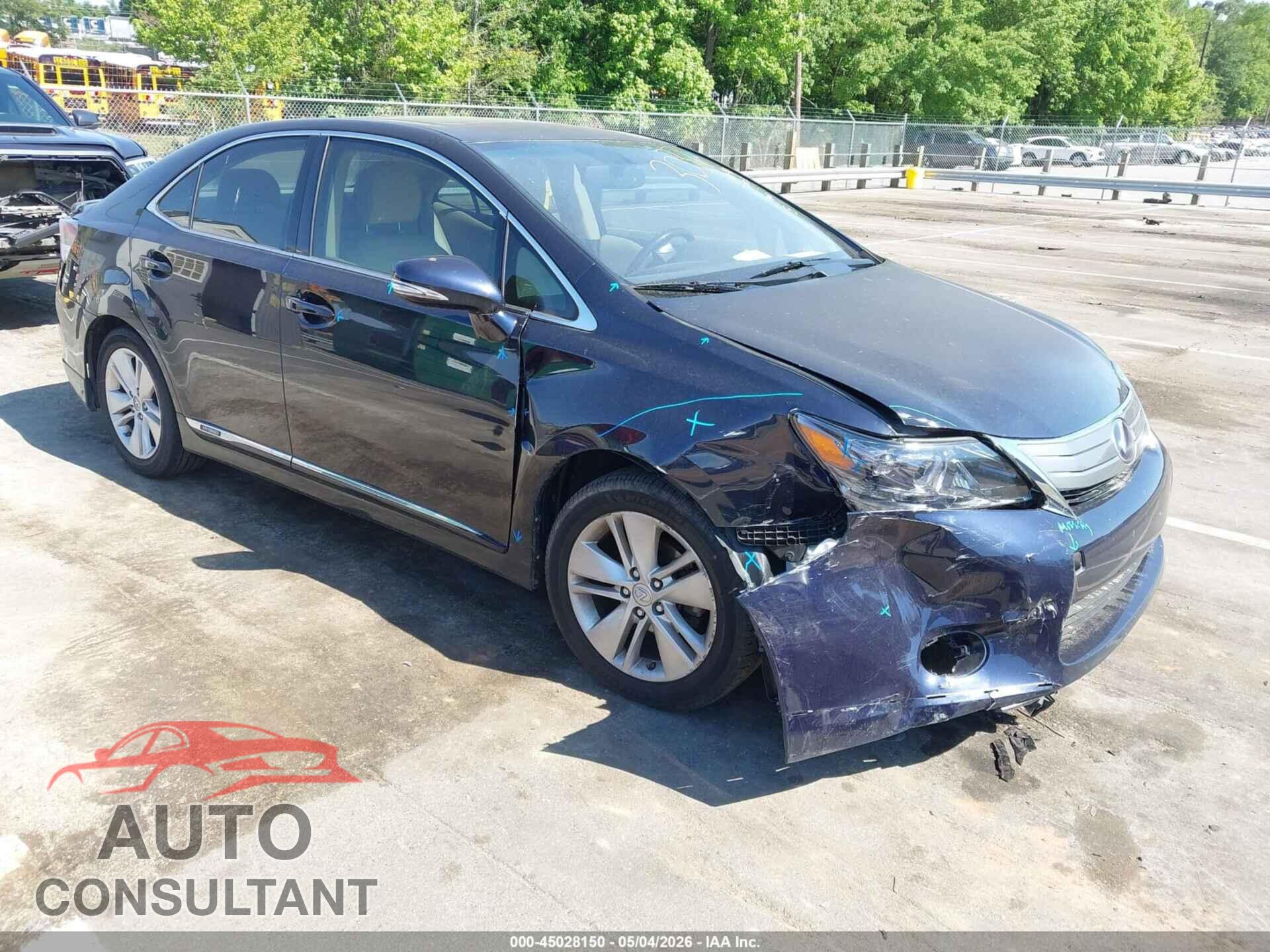 LEXUS HS 250H 2010 - JTHBB1BA7A2023911