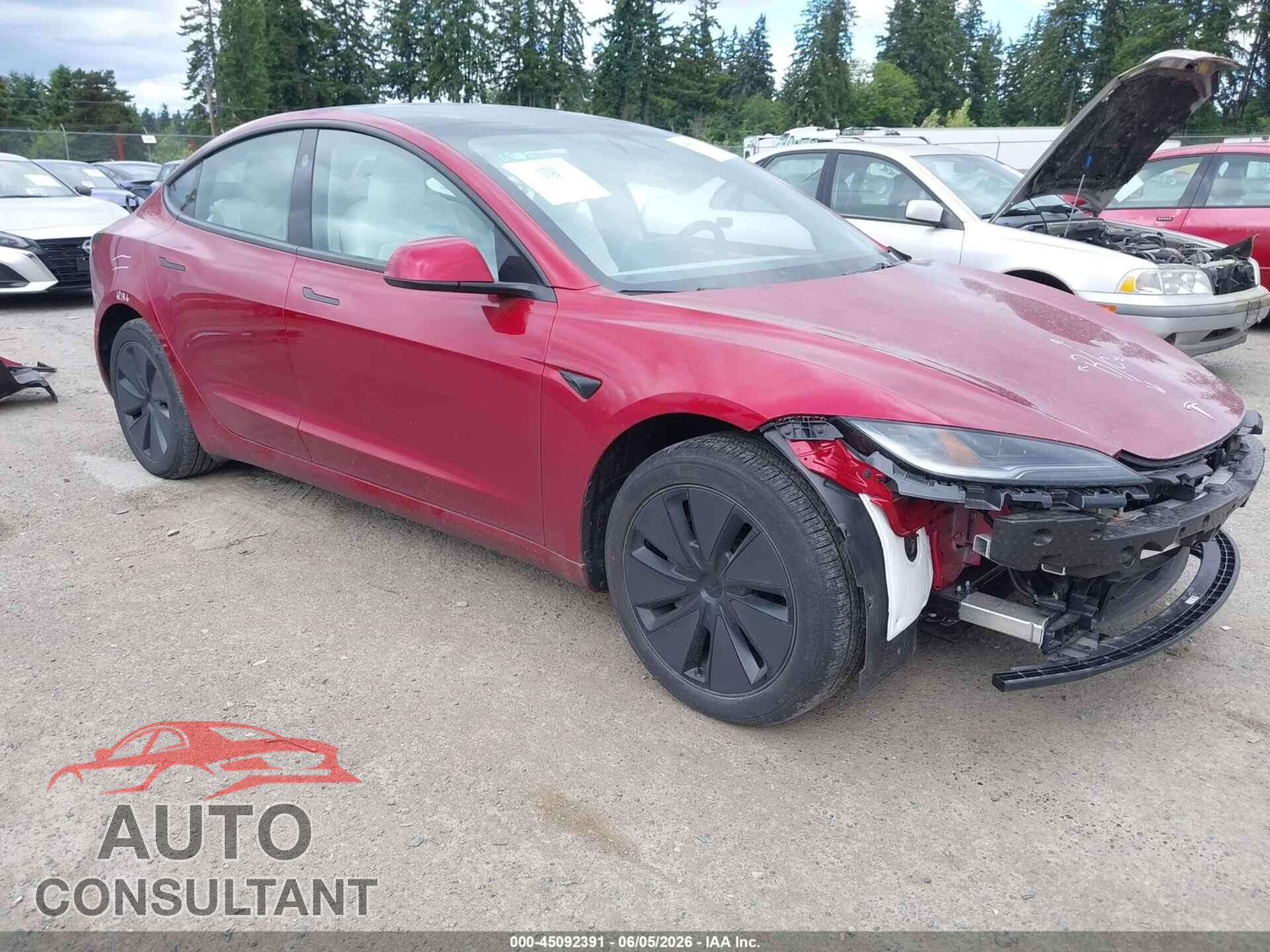 TESLA MODEL 3 2025 - 5YJ3E1EA8SF036982
