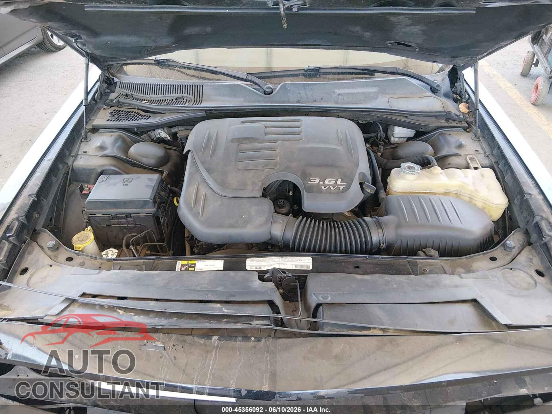 DODGE CHALLENGER 2012 - 2C3CDYAG3CH294770