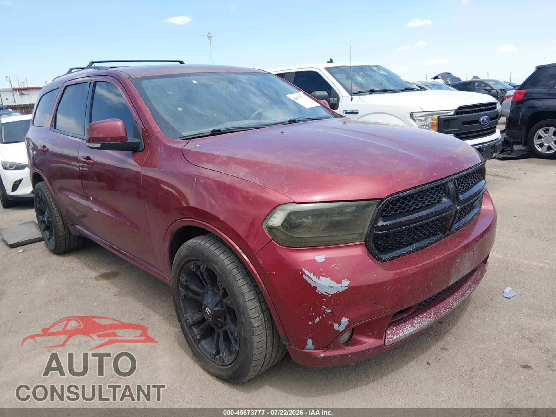 DODGE DURANGO 2013 - 1C4SDJDTXDC614436