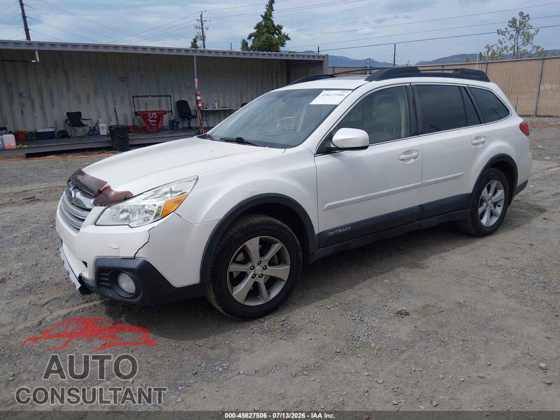 SUBARU OUTBACK 2013 - 4S4BRDPC4D2232712