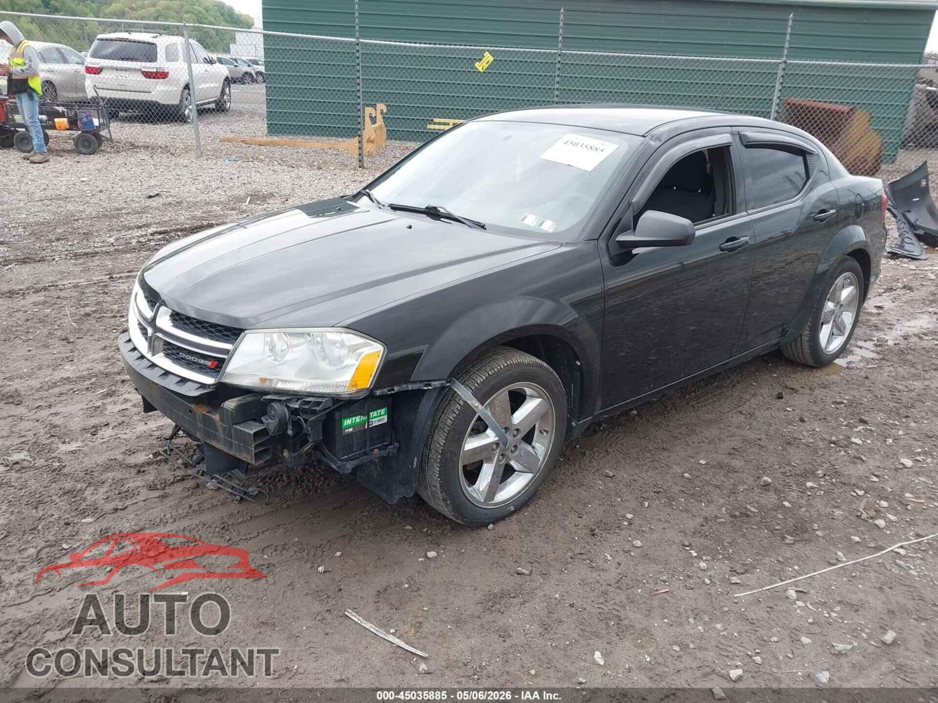 DODGE AVENGER 2013 - 1C3CDZAB3DN667292