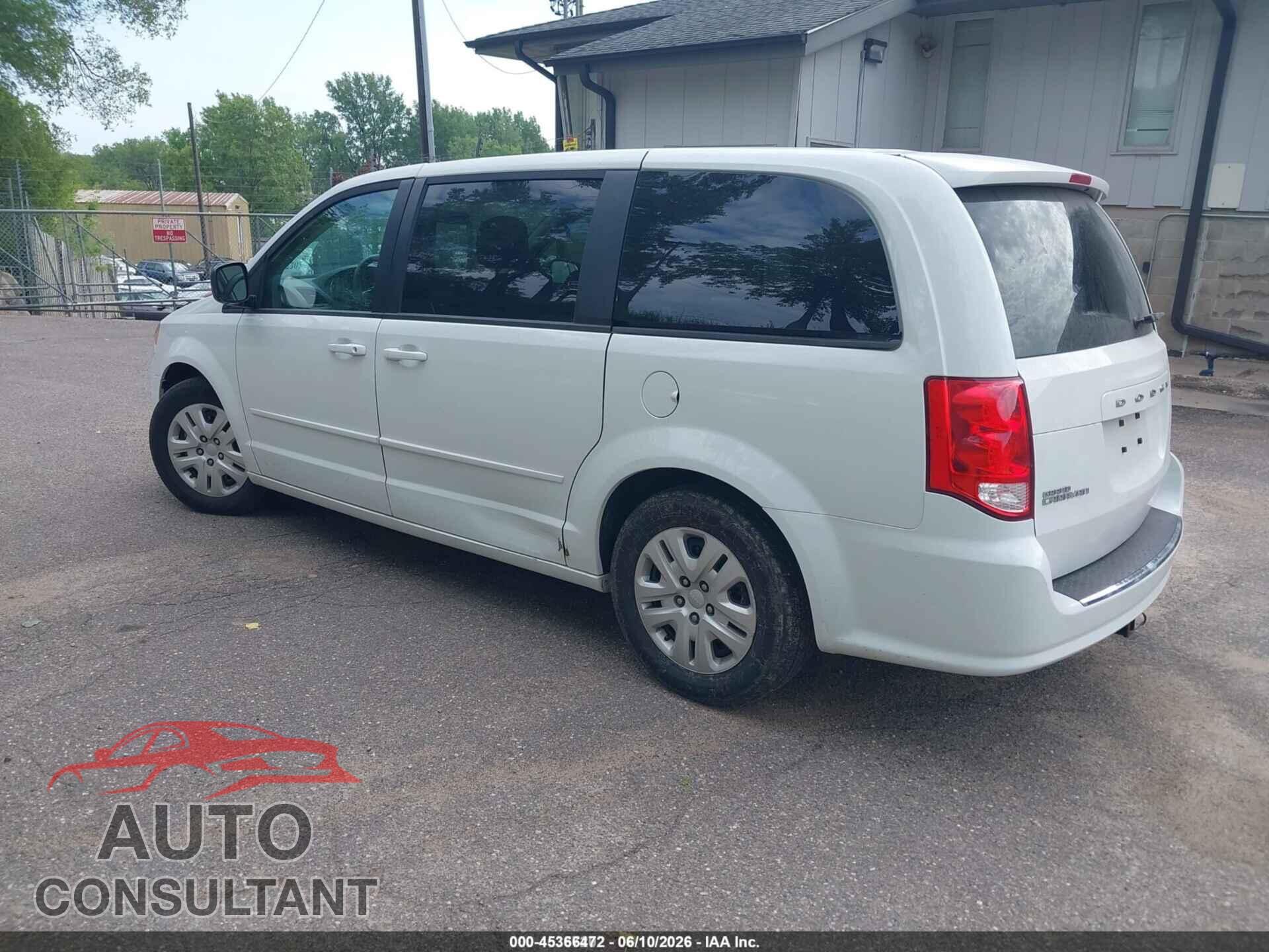 DODGE GRAND CARAVAN 2016 - 2C4RDGBG2GR114449
