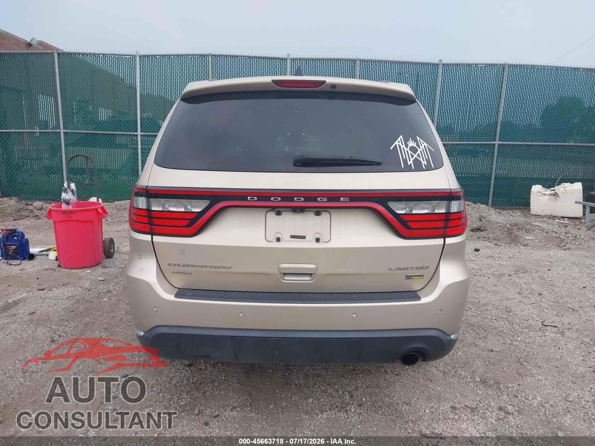 DODGE DURANGO 2014 - 1C4RDJDG3EC475365