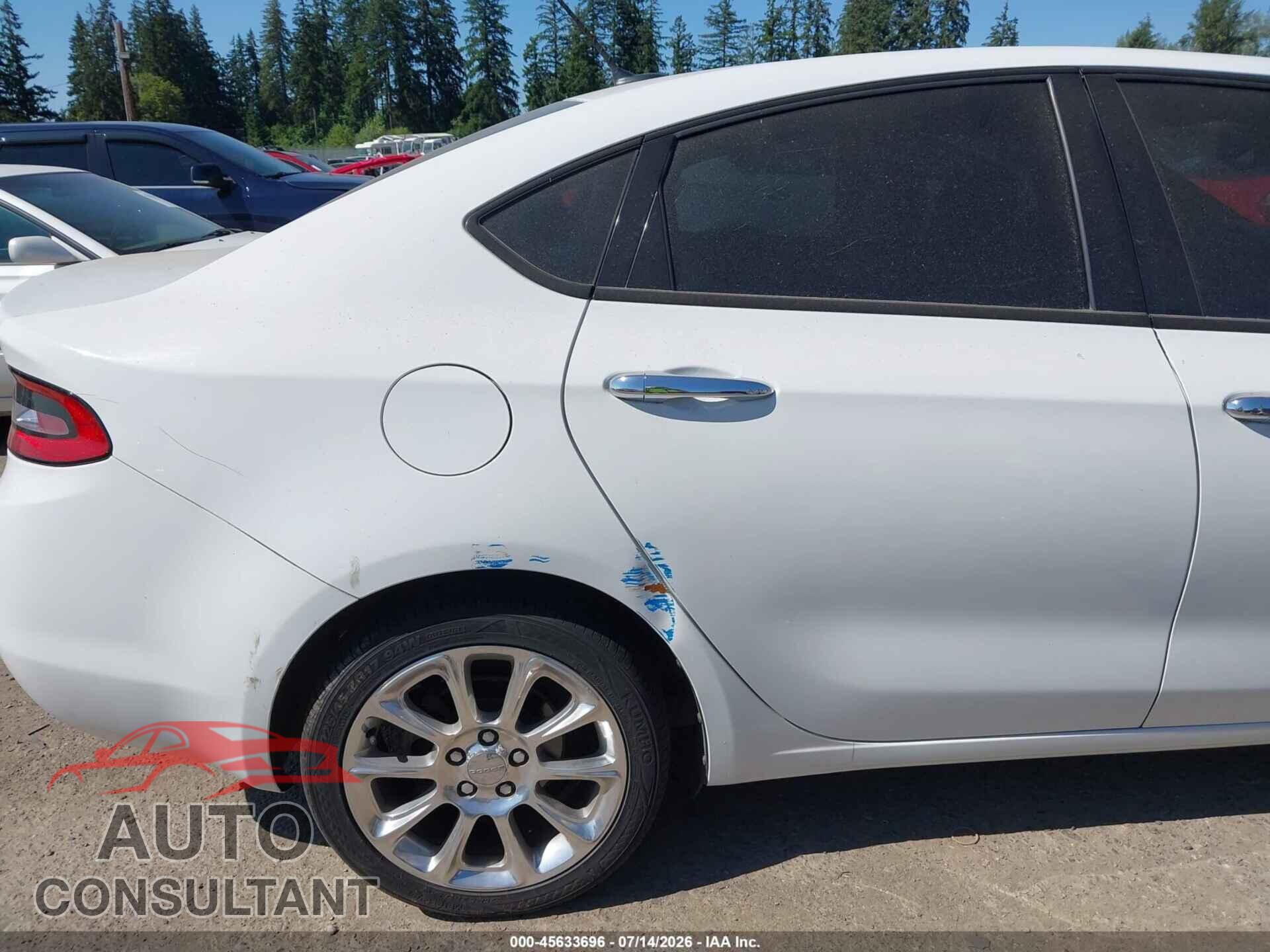 DODGE DART 2013 - 1C3CDFCA9DD204548