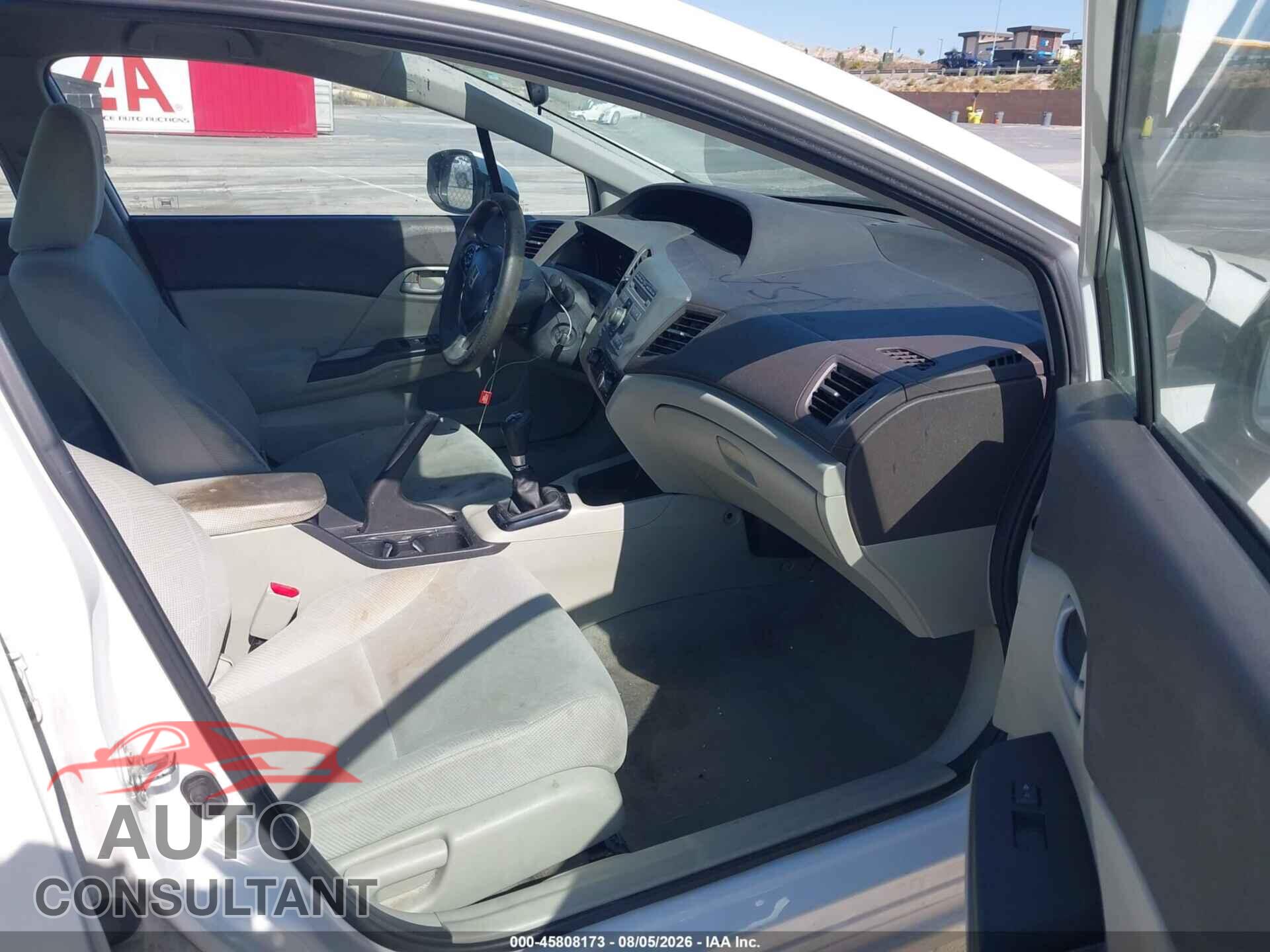 HONDA CIVIC 2012 - 19XFB2E56CE005073