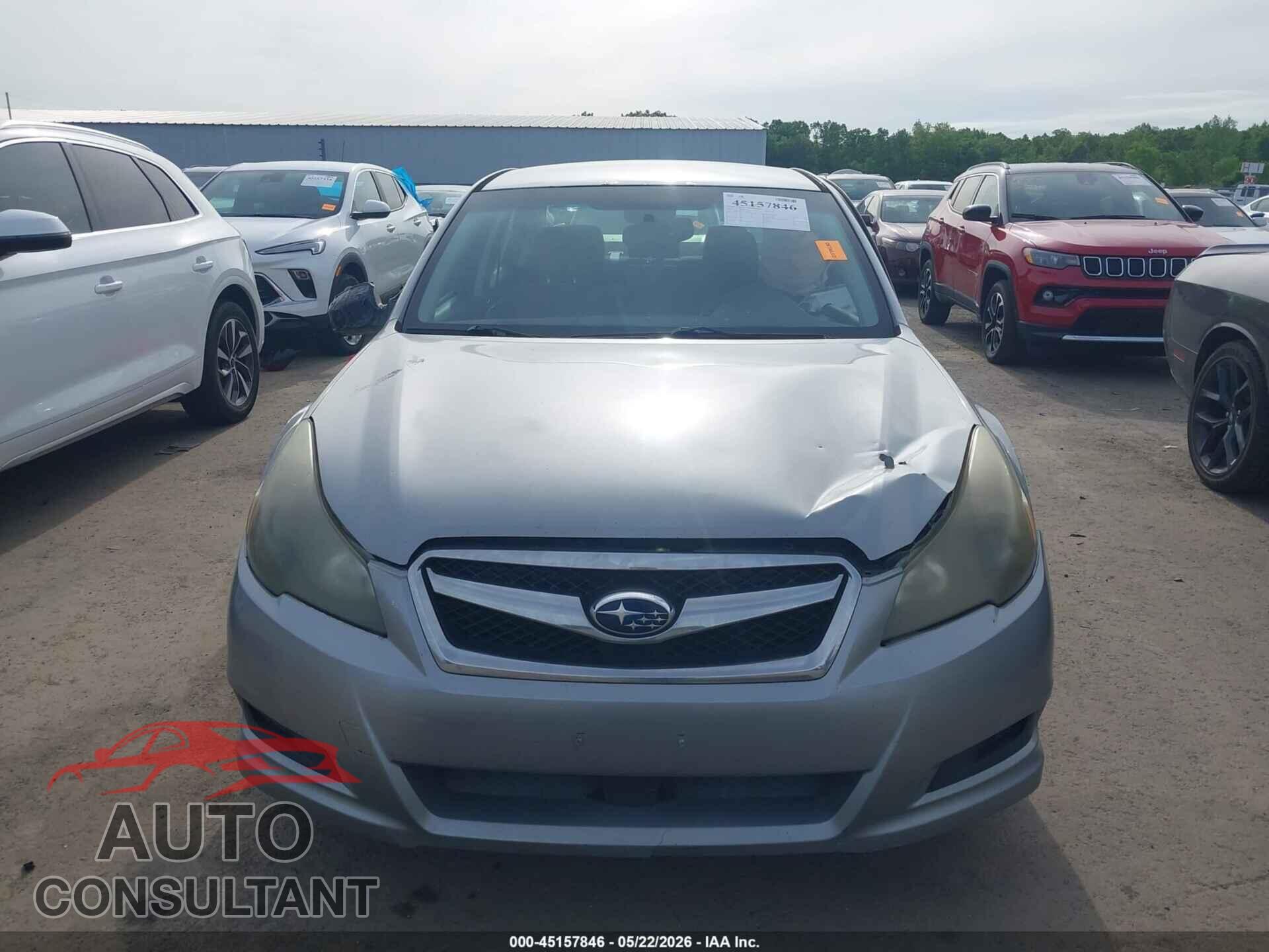 SUBARU LEGACY 2010 - 4S3BMCC64A3220434