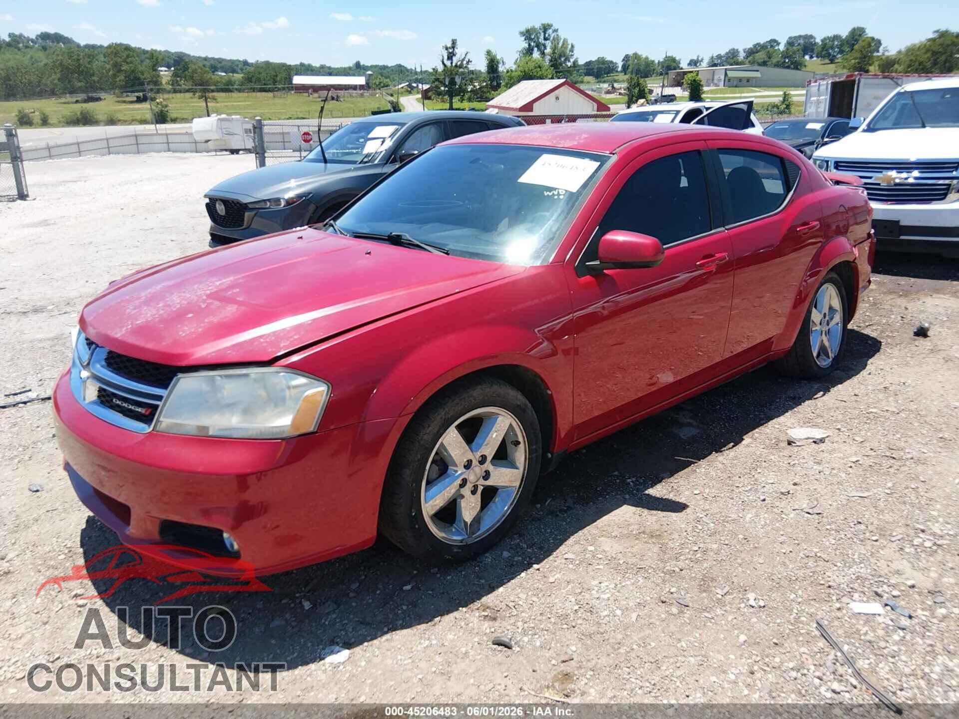 DODGE AVENGER 2013 - 1C3CDZCB4DN519956