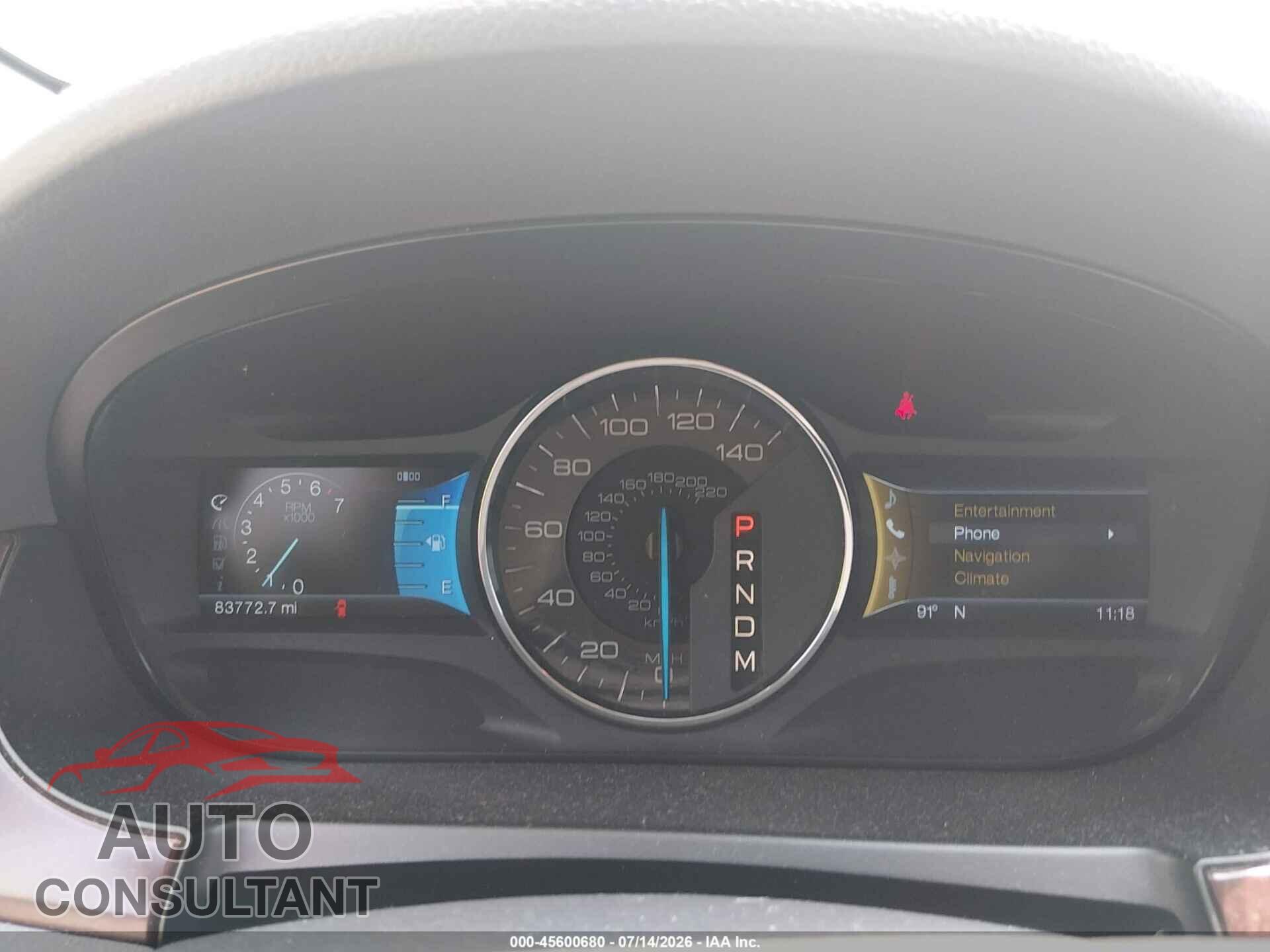 FORD EDGE 2012 - 2FMDK4KC9CBA95814