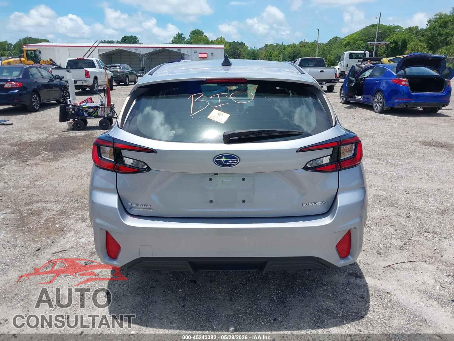 SUBARU IMPREZA 2025 - JF1GUABC7S8201629