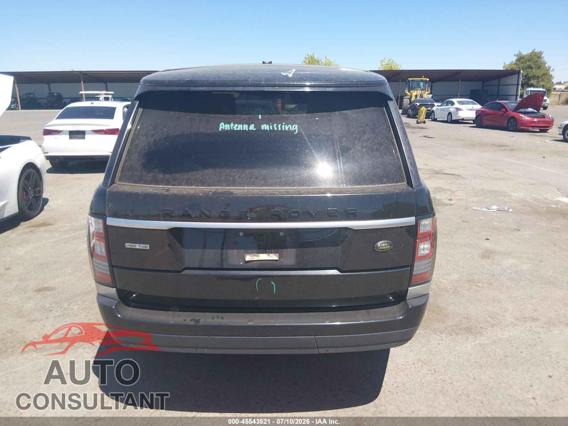 LAND ROVER RANGE ROVER 2016 - SALGS2KF7GA294855