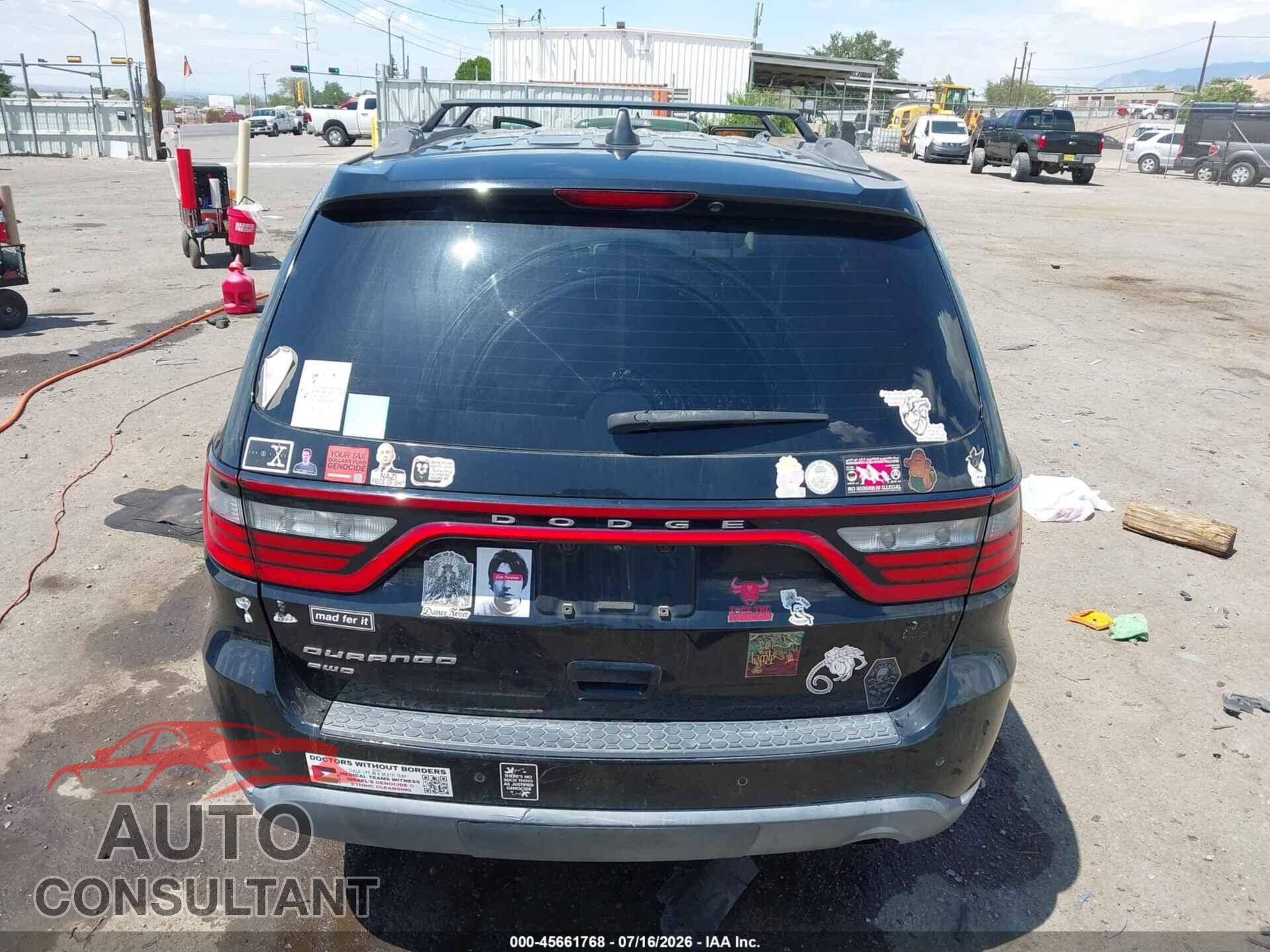 DODGE DURANGO 2017 - 1C4RDJAG9HC725958