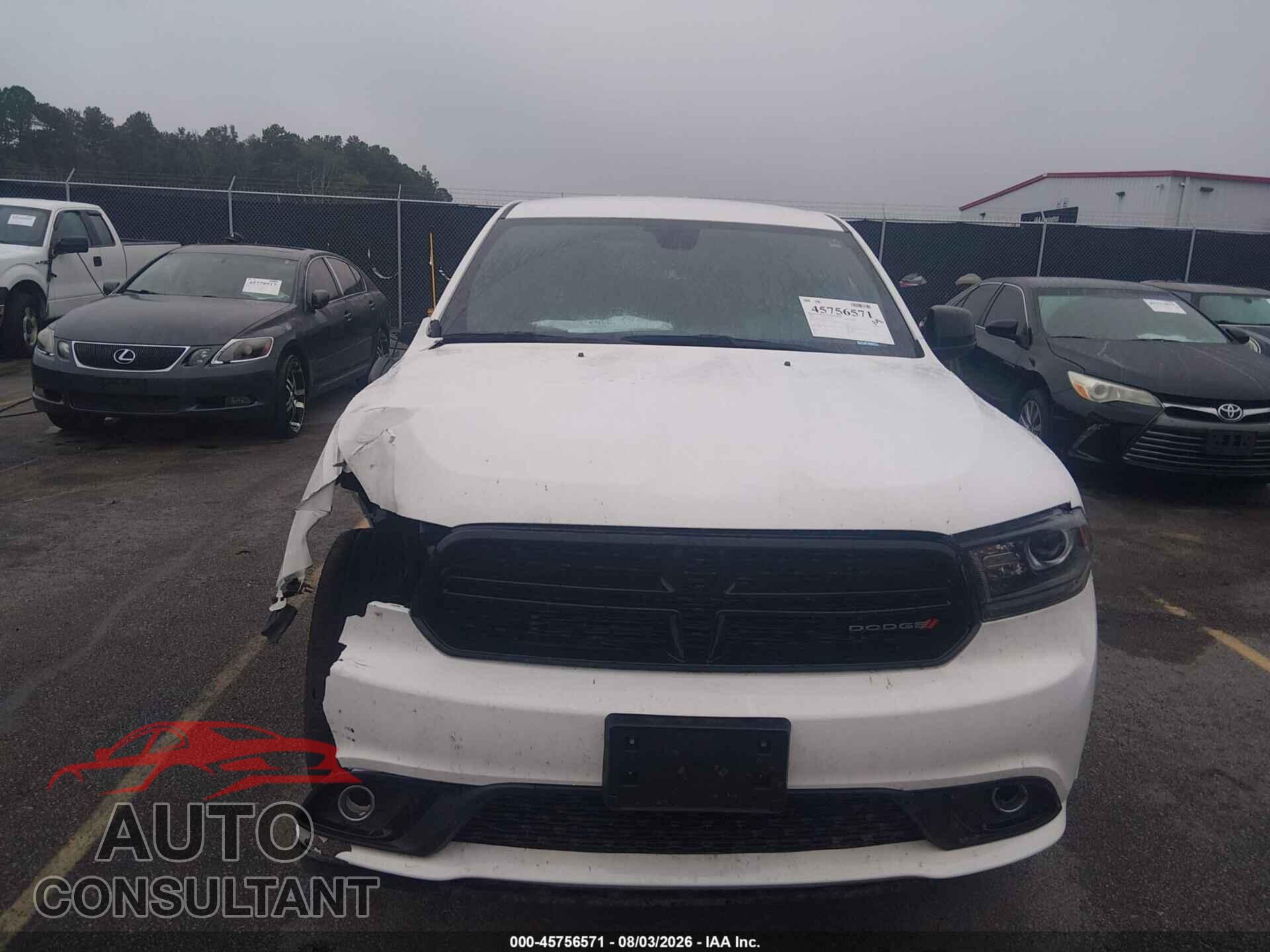 DODGE DURANGO 2019 - 1C4RDJAG3KC833712