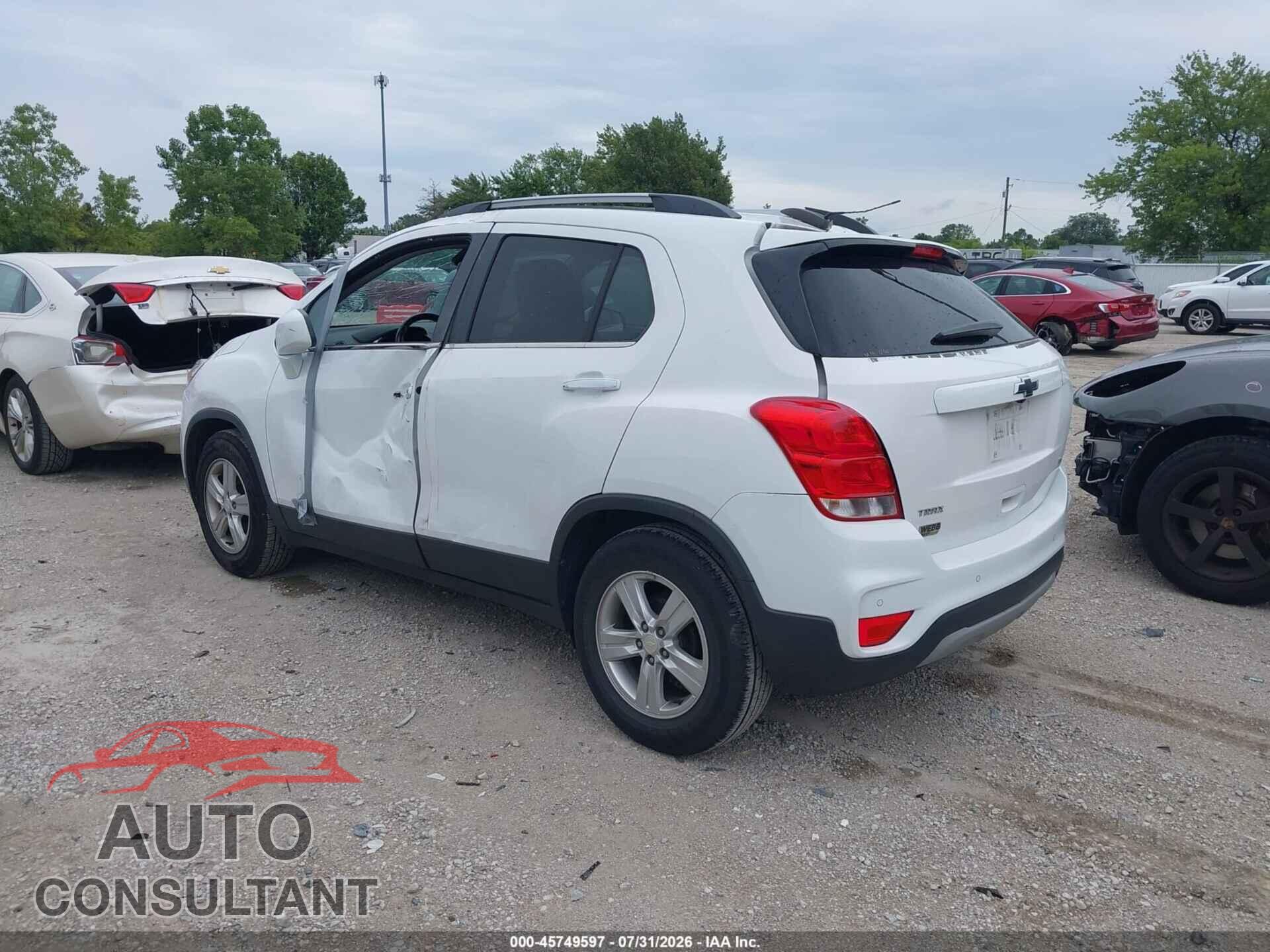 CHEVROLET TRAX 2020 - 3GNCJLSB2LL310319