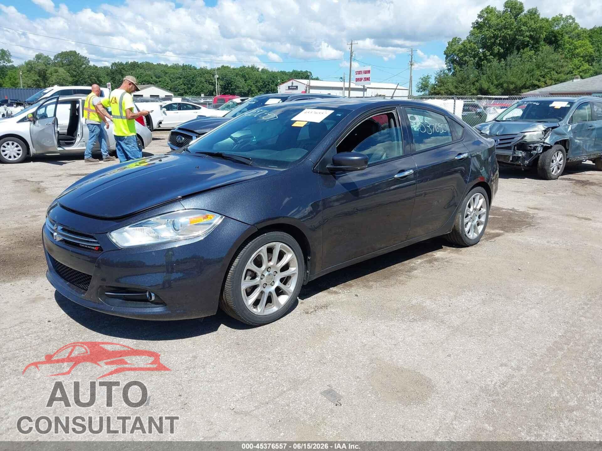 DODGE DART 2013 - 1C3CDFCA0DD346593
