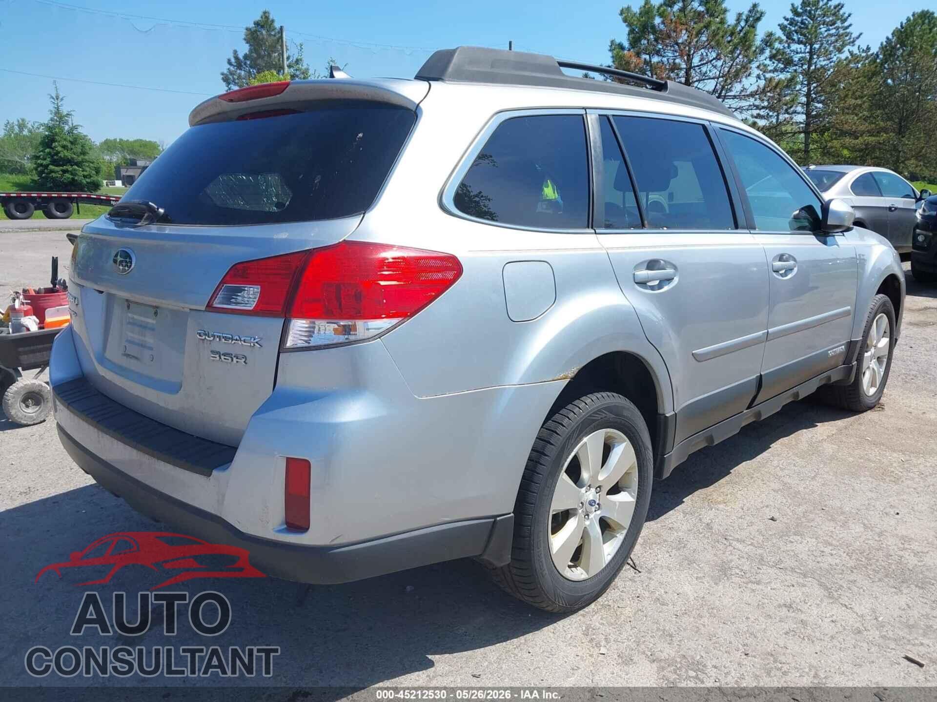 SUBARU OUTBACK 2012 - 4S4BRDLCXC2249342