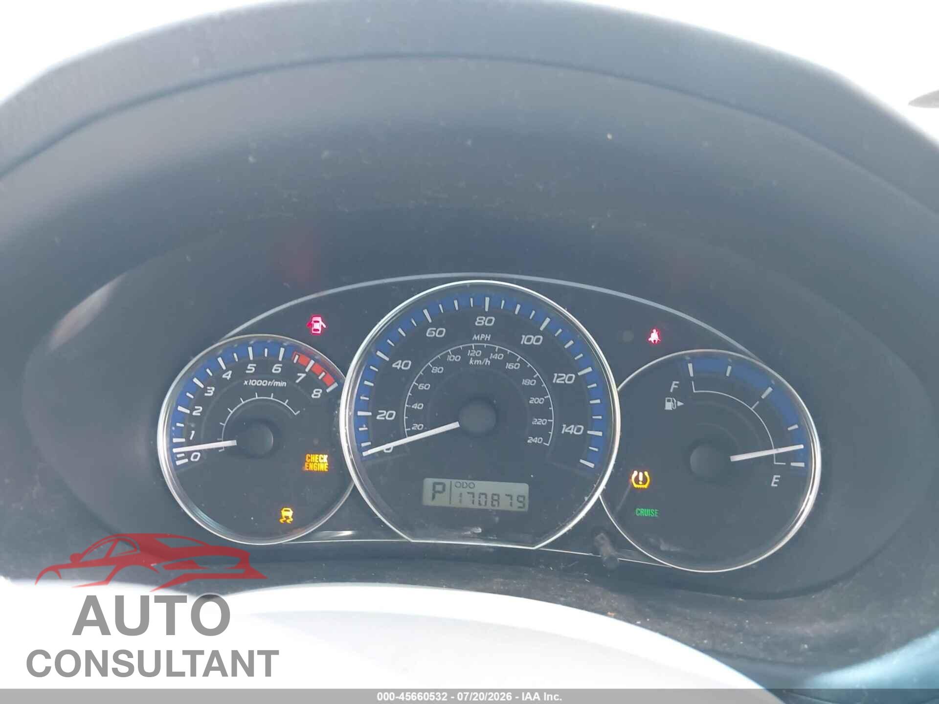 SUBARU FORESTER 2013 - JF2SHAEC3DH441107